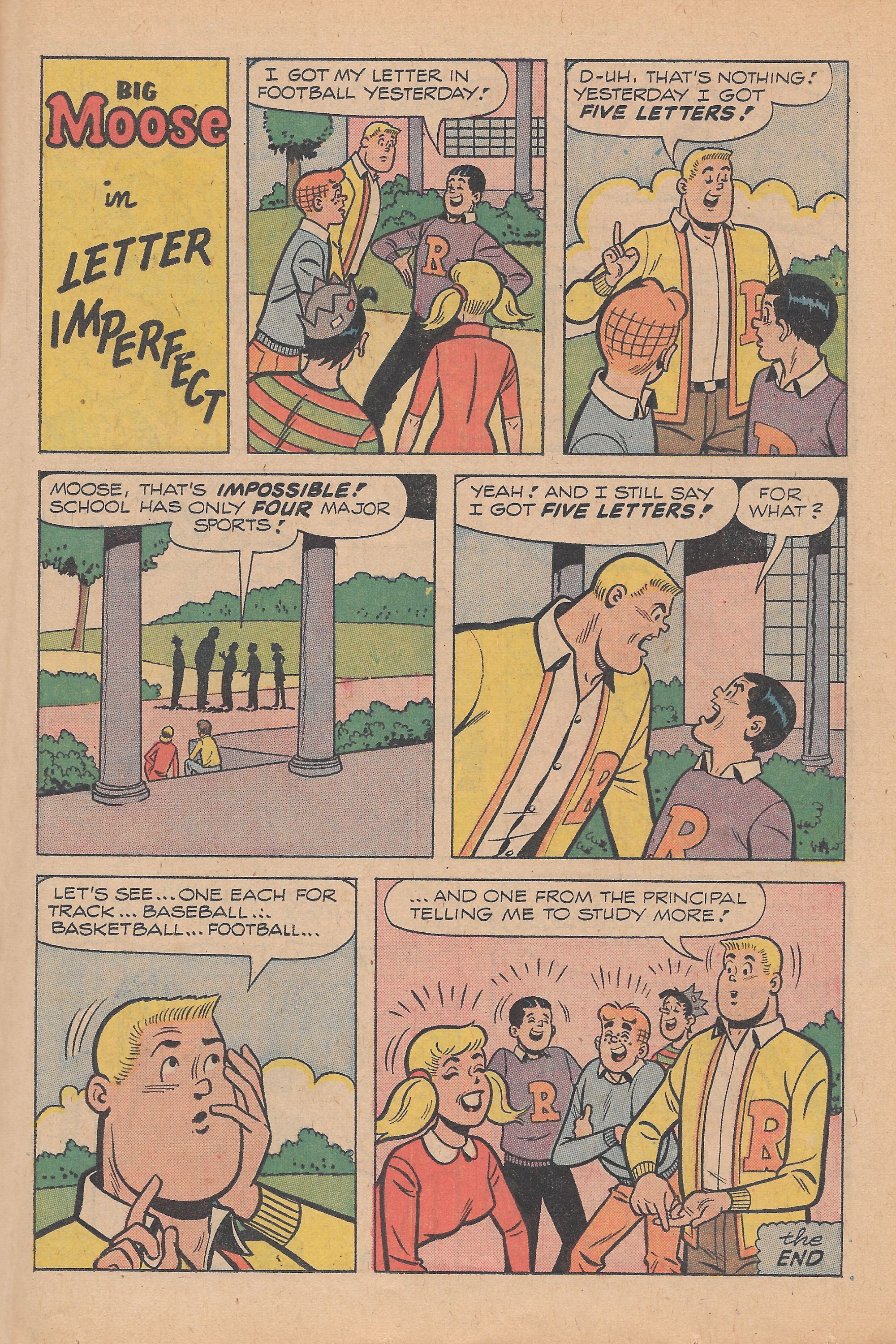 Read online Archie's TV Laugh-Out comic -  Issue #18 - 39
