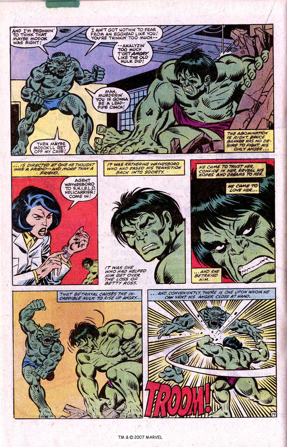 Read online The Incredible Hulk (1968) comic -  Issue #289 - 20