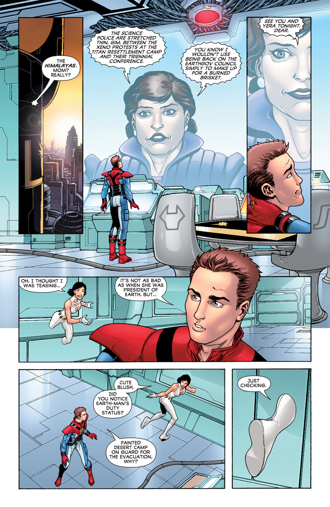 Read online Legion of Super-Heroes (2010) comic -  Issue #6 - 6