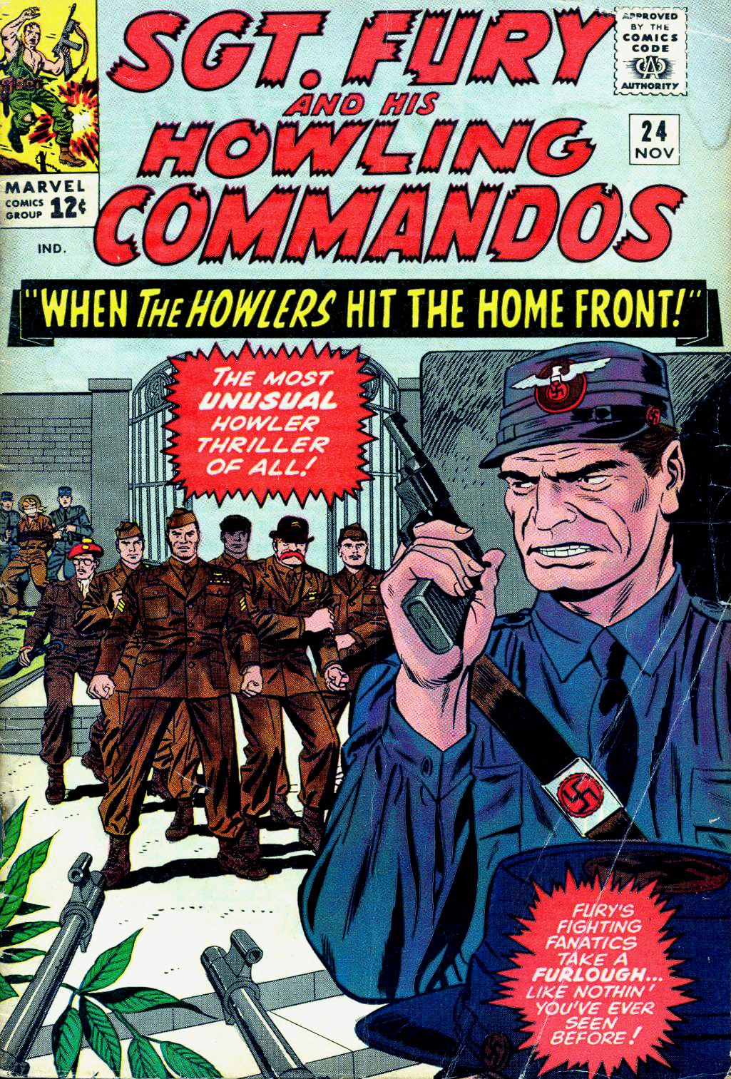 Read online Sgt. Fury comic -  Issue #24 - 1