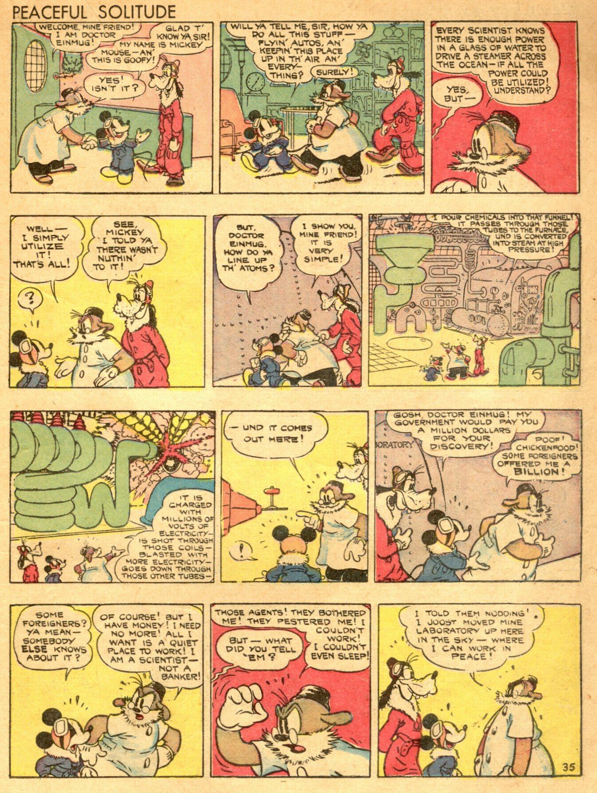 Read online Walt Disney's Comics and Stories comic -  Issue #1 - 36