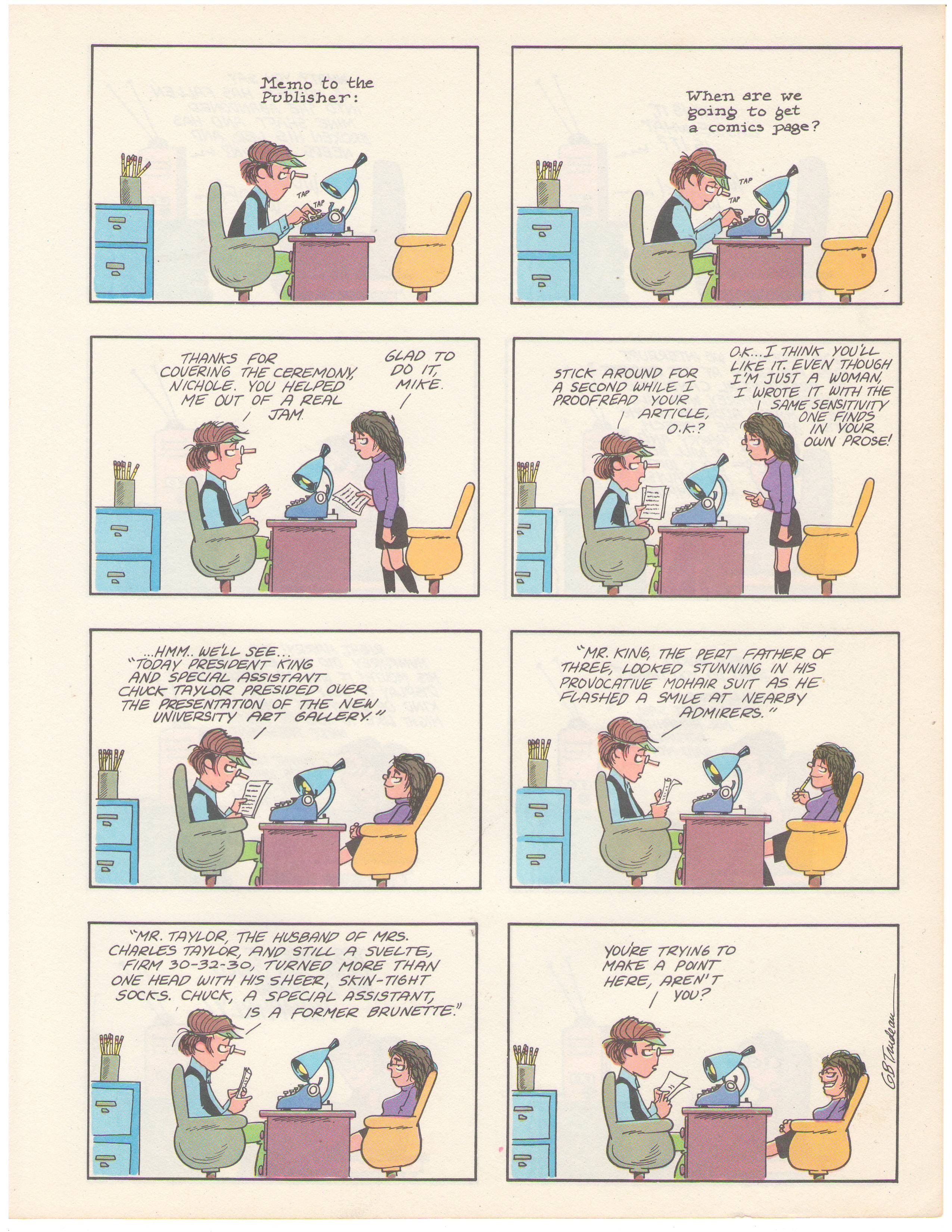 Read online The Doonesbury Chronicles comic -  Issue # TPB (Part 1) - 49