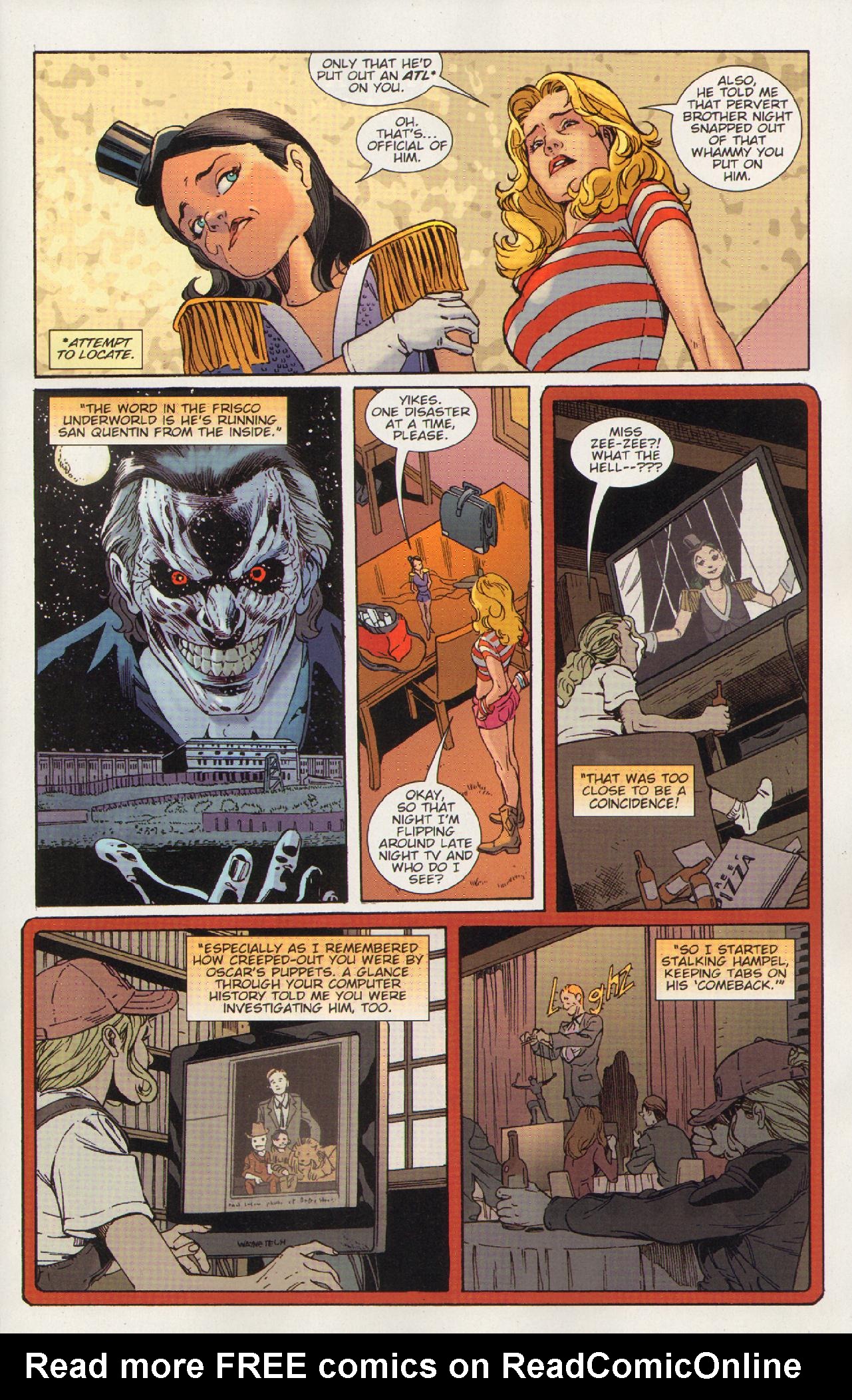 Read online Zatanna (2010) comic -  Issue #11 - 19