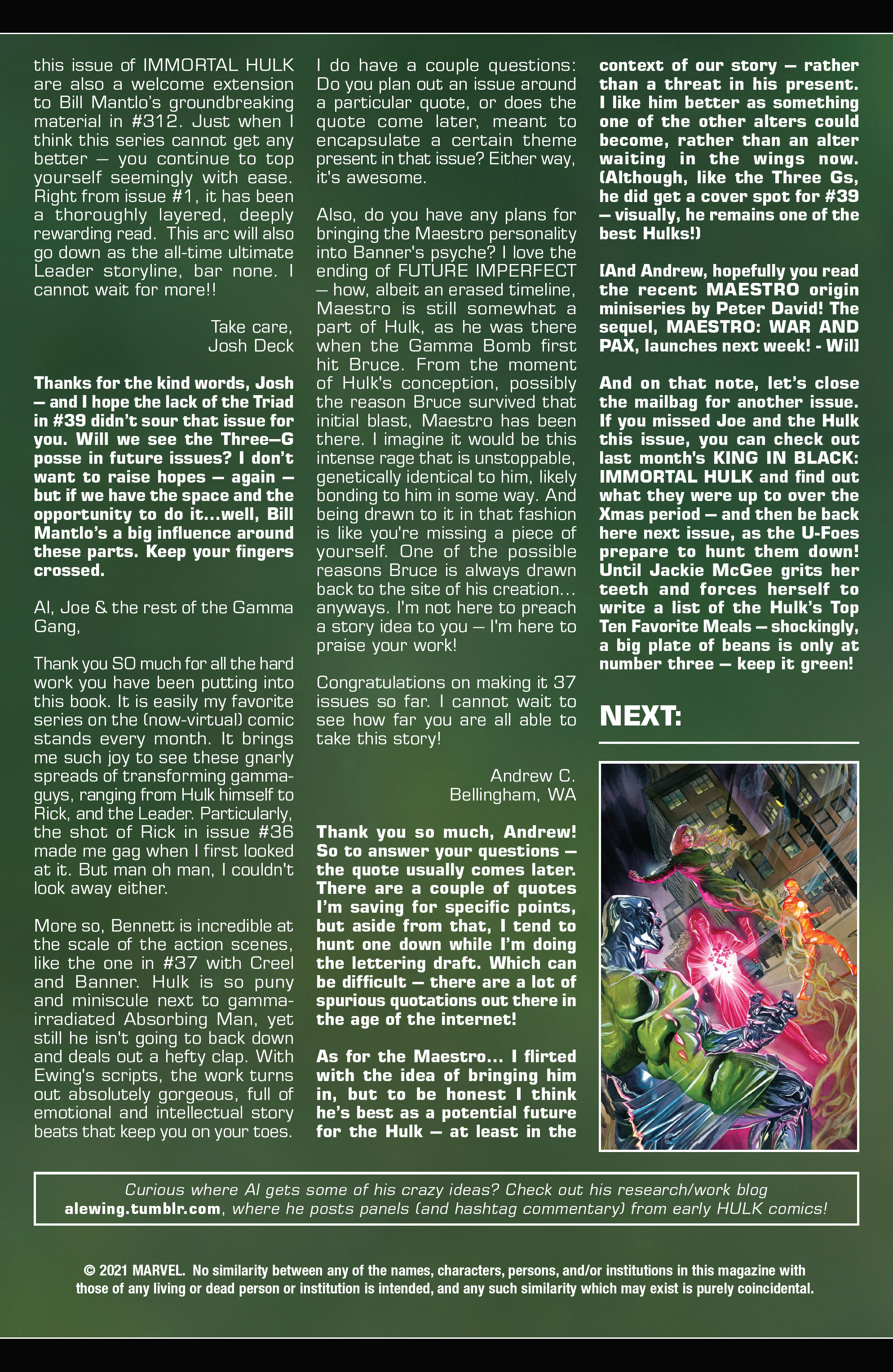 Read online Immortal Hulk comic -  Issue #42 - 24