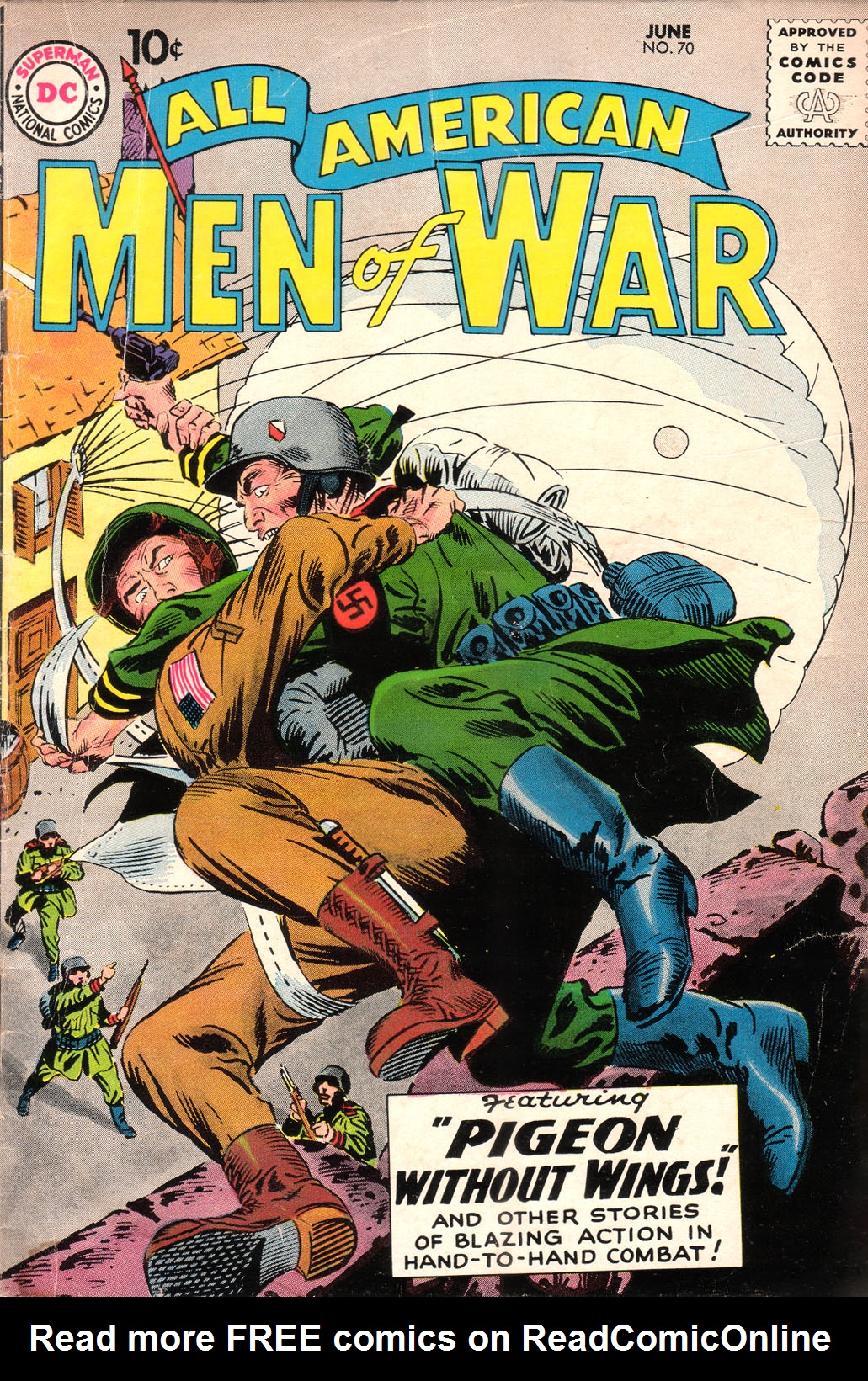 Read online All-American Men of War comic -  Issue #70 - 1