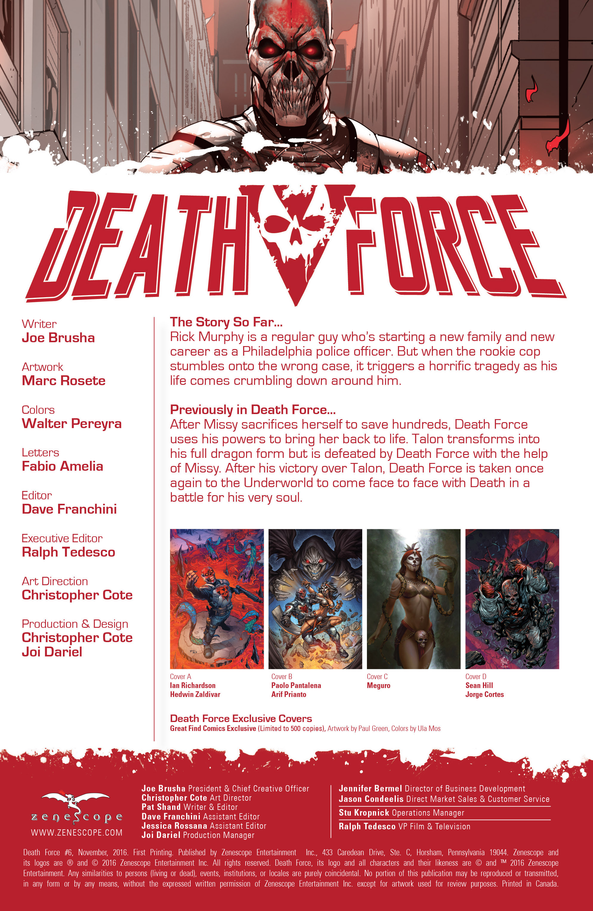 Read online Death Force comic -  Issue #6 - 2