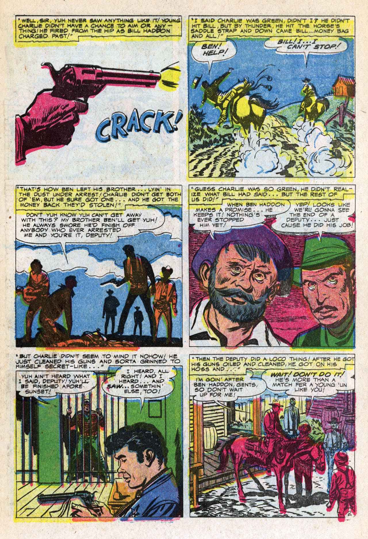 Read online Quick-Trigger Western comic -  Issue #19 - 29