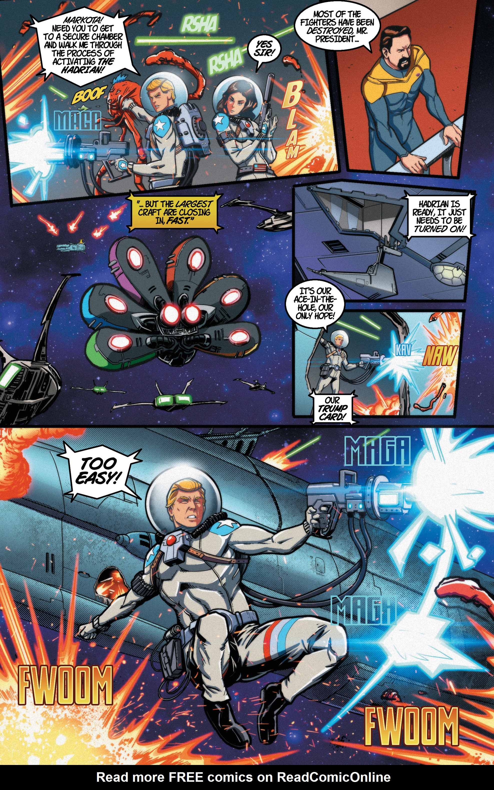 Read online Trump's Space Force comic -  Issue # Full - 31