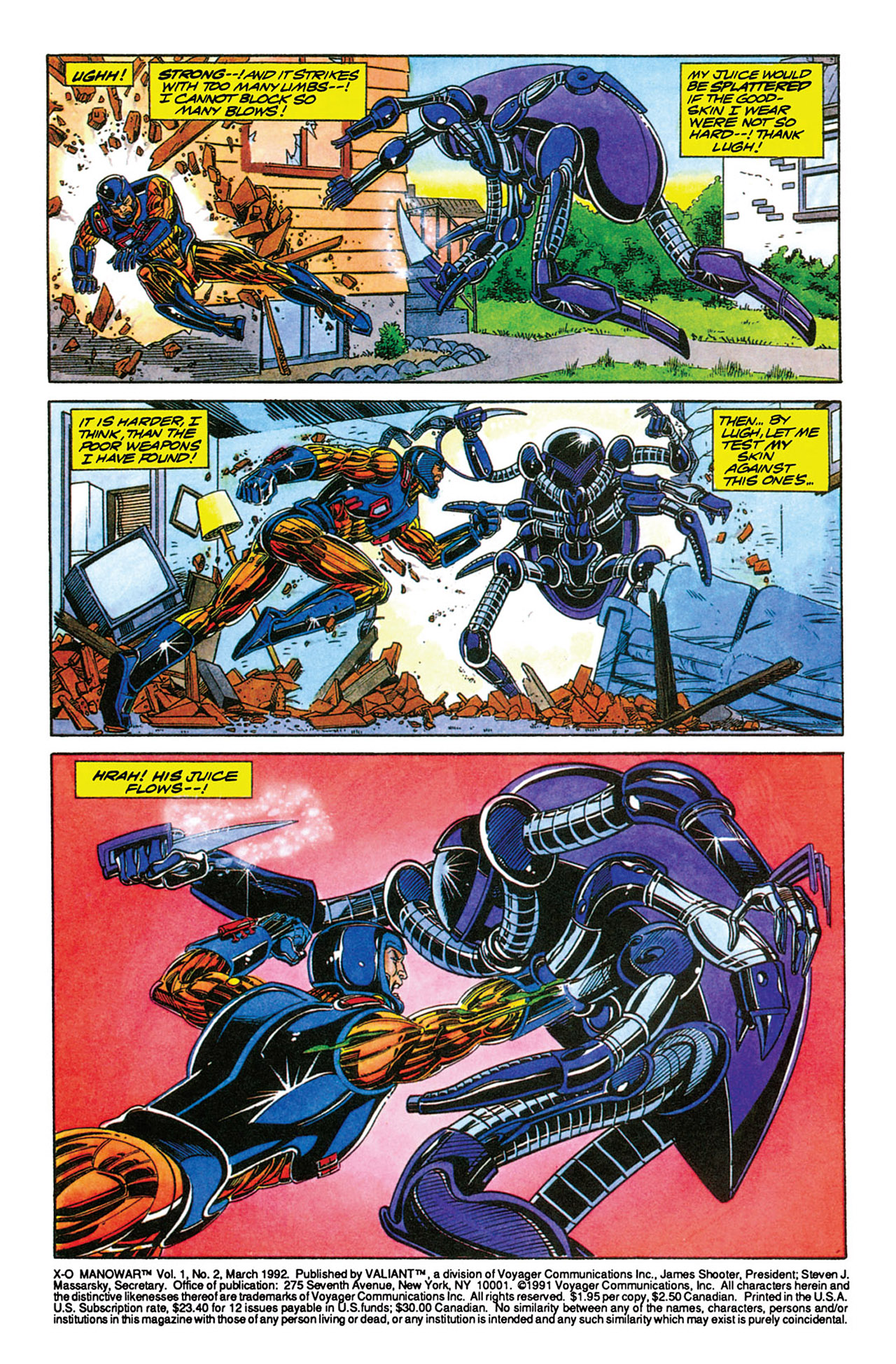 Read online X-O Manowar (1992) comic -  Issue #2 - 3