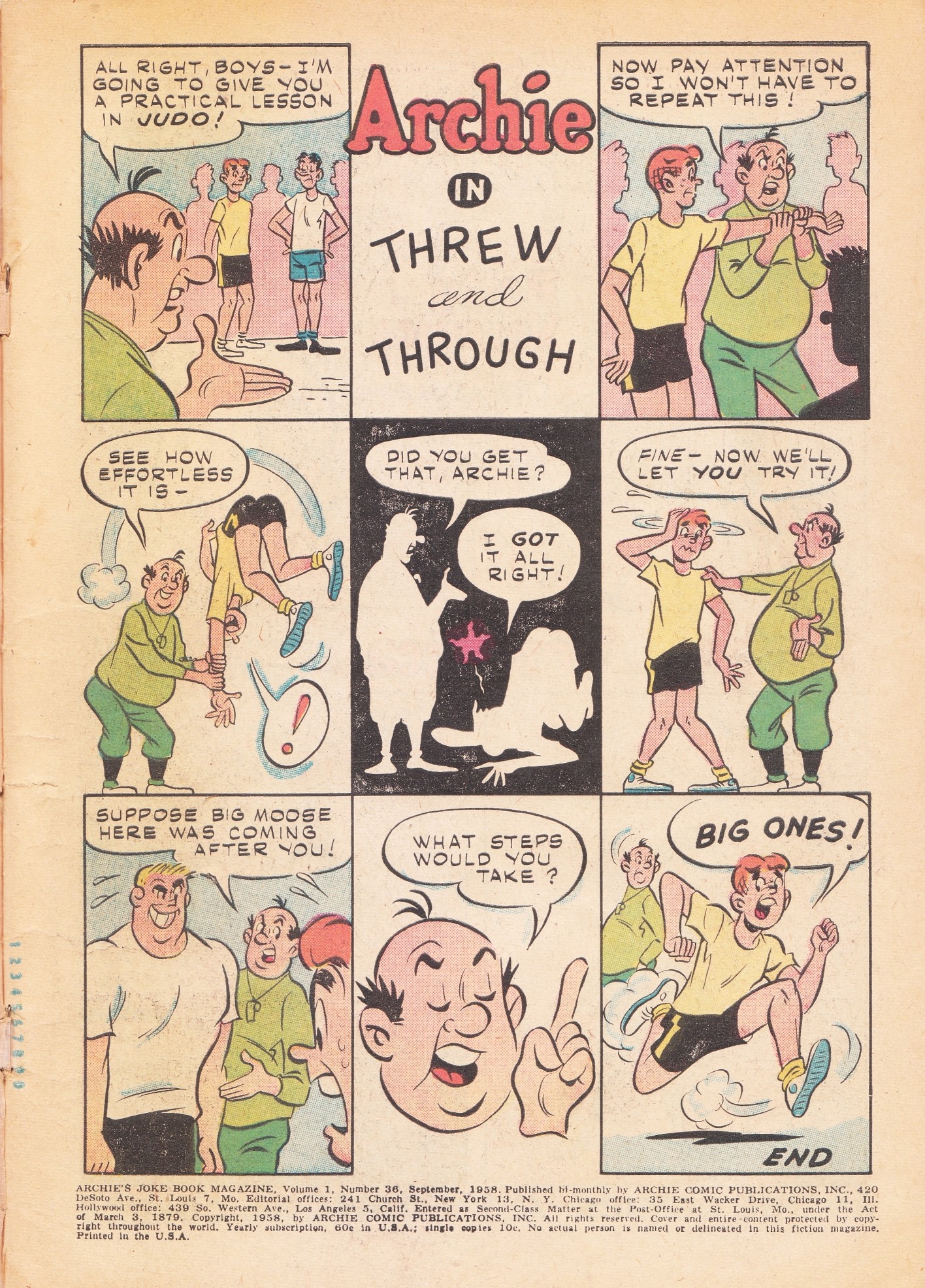 Read online Archie's Joke Book Magazine comic -  Issue #36 - 3
