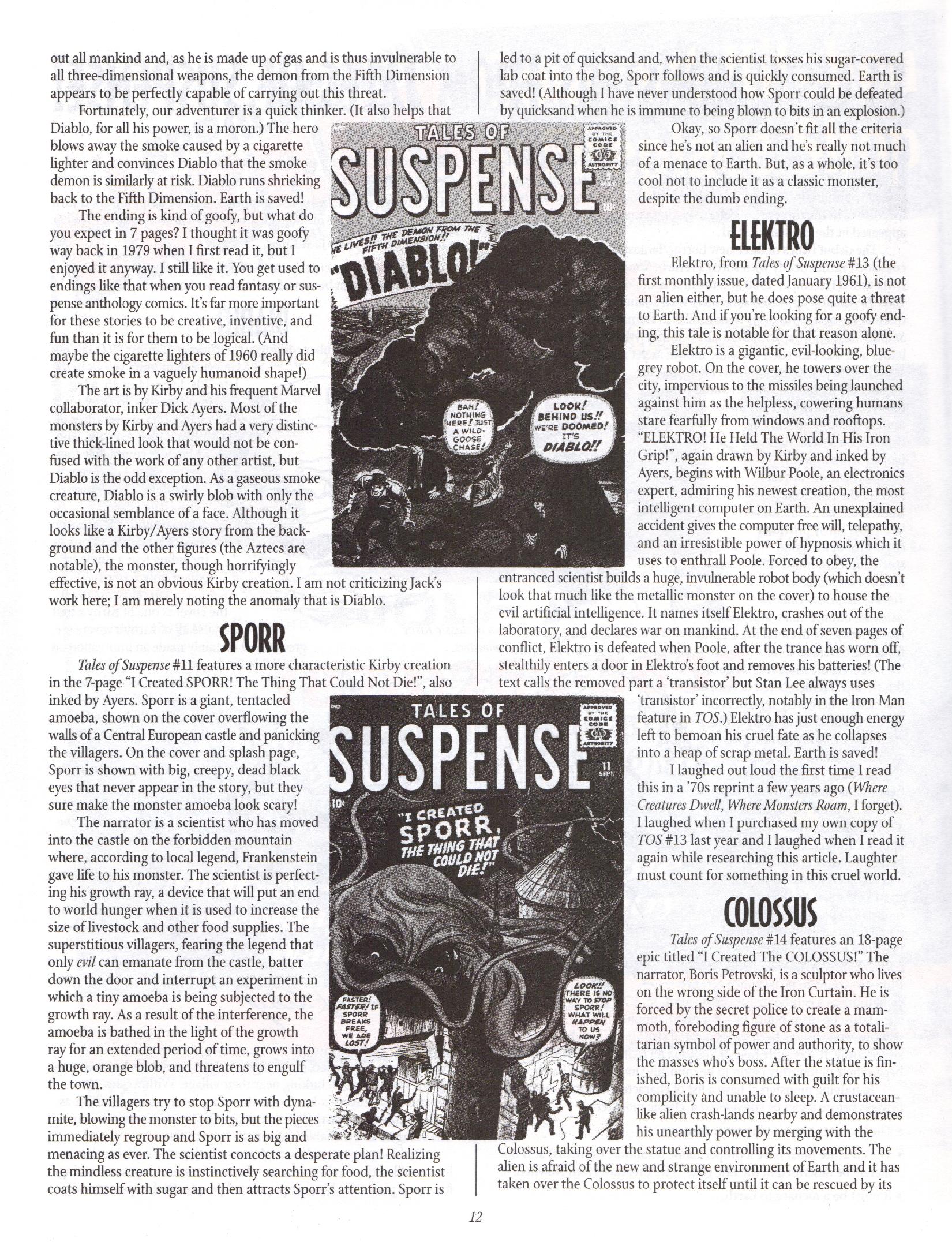 Read online The Jack Kirby Collector comic -  Issue #13 - 12