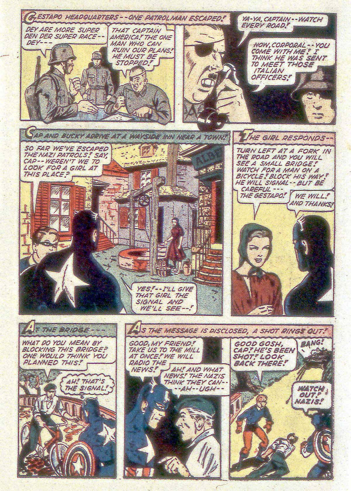 Read online Captain America Comics comic -  Issue #34 - 39
