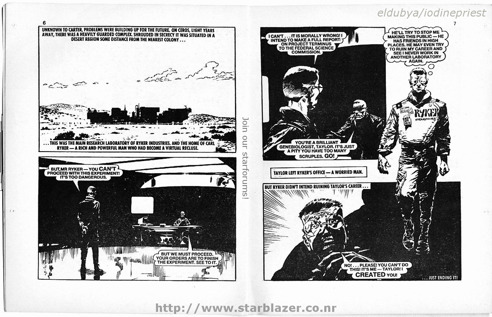 Read online Starblazer comic -  Issue #191 - 5
