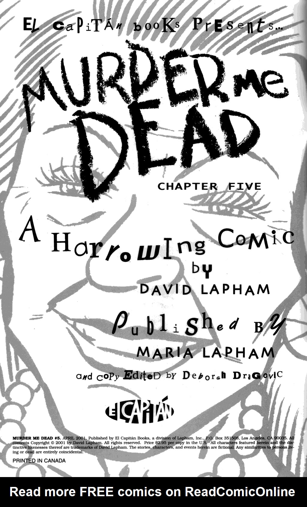 Read online Murder Me Dead comic -  Issue #5 - 2