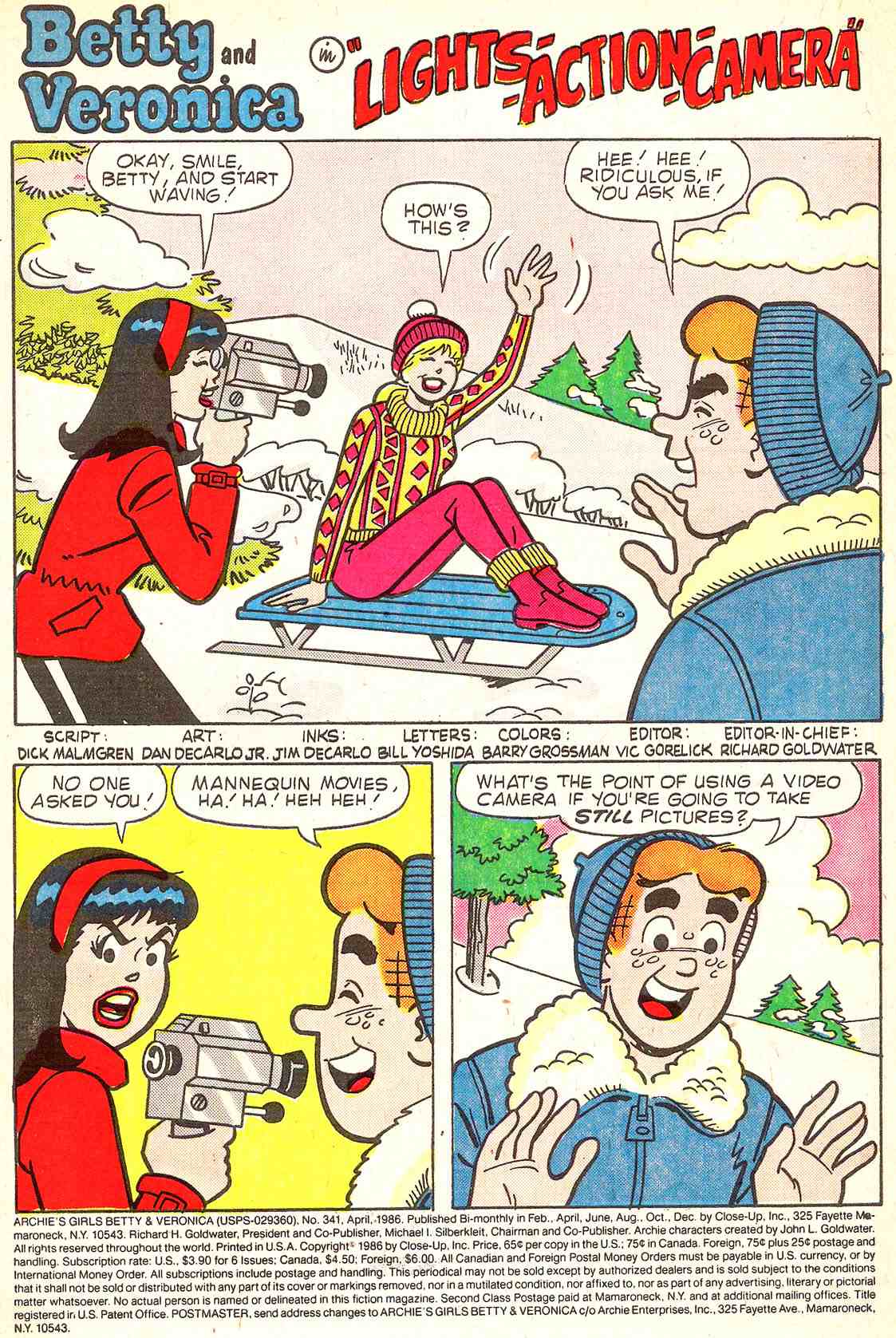 Read online Archie's Girls Betty and Veronica comic -  Issue #341 - 3