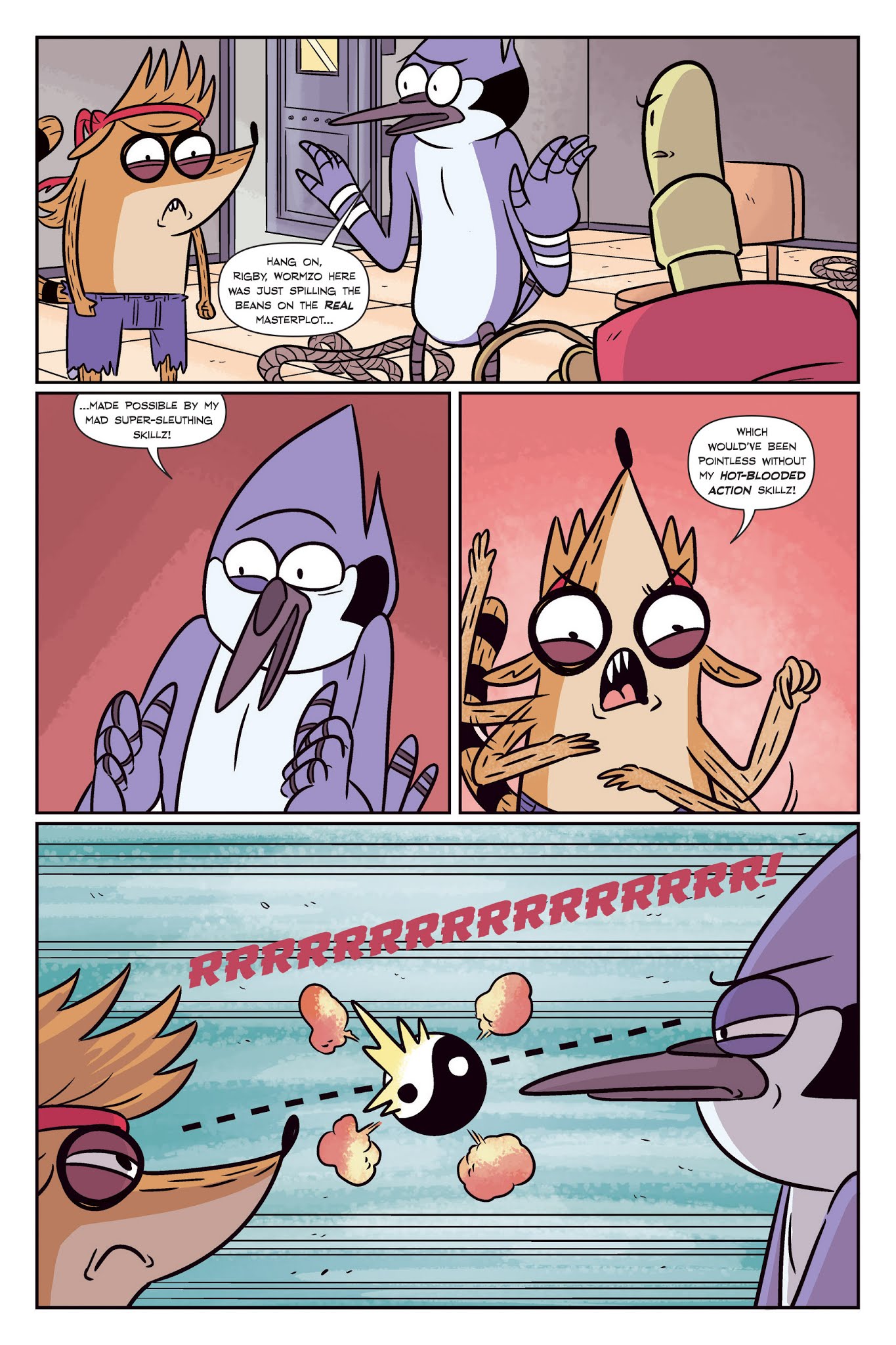 Read online Regular Show: Noir Means Noir, Buddy comic -  Issue # TPB (Part 2) - 4