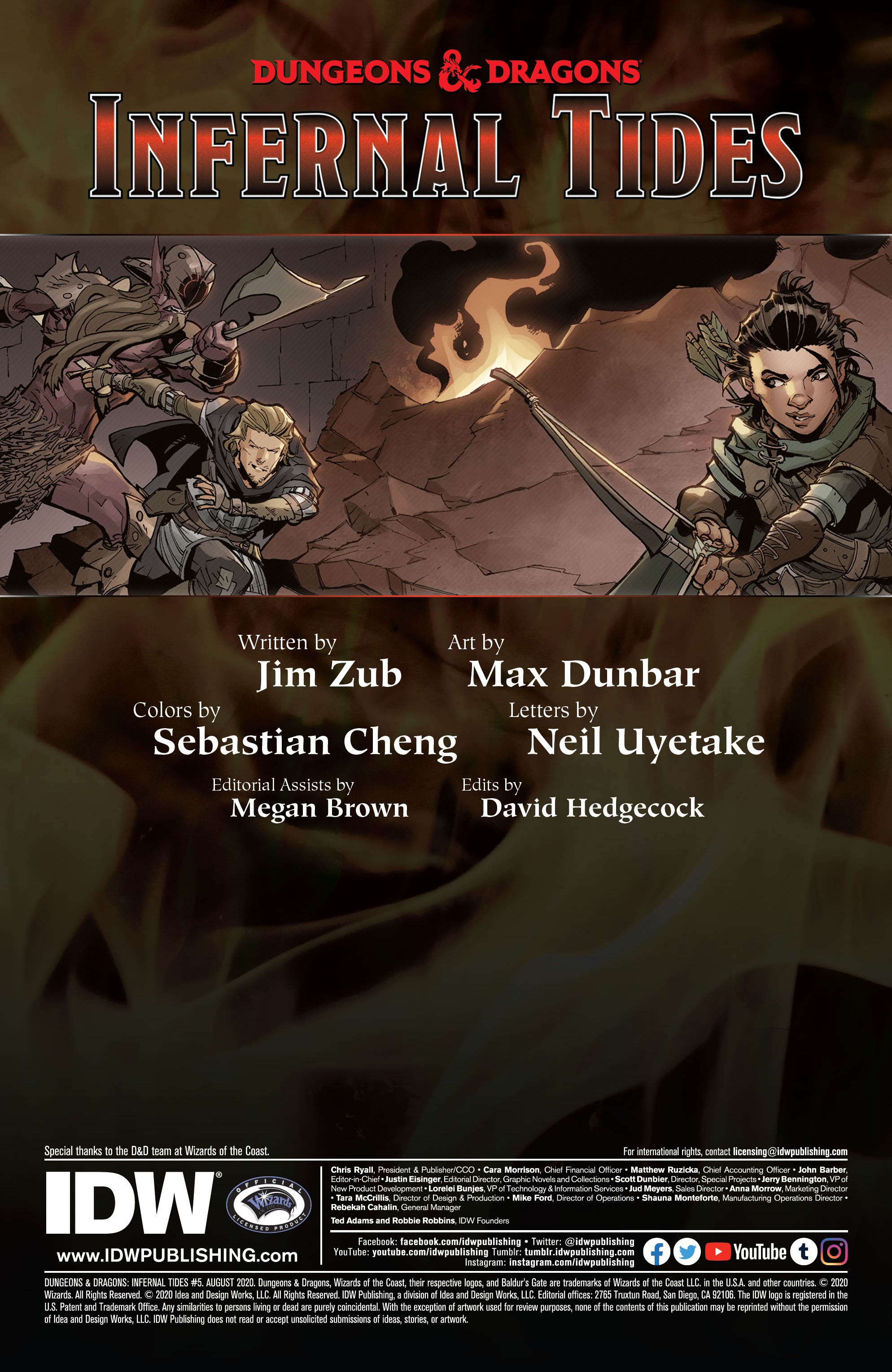 Read online Dungeons & Dragons: Infernal Tides comic -  Issue #5 - 2