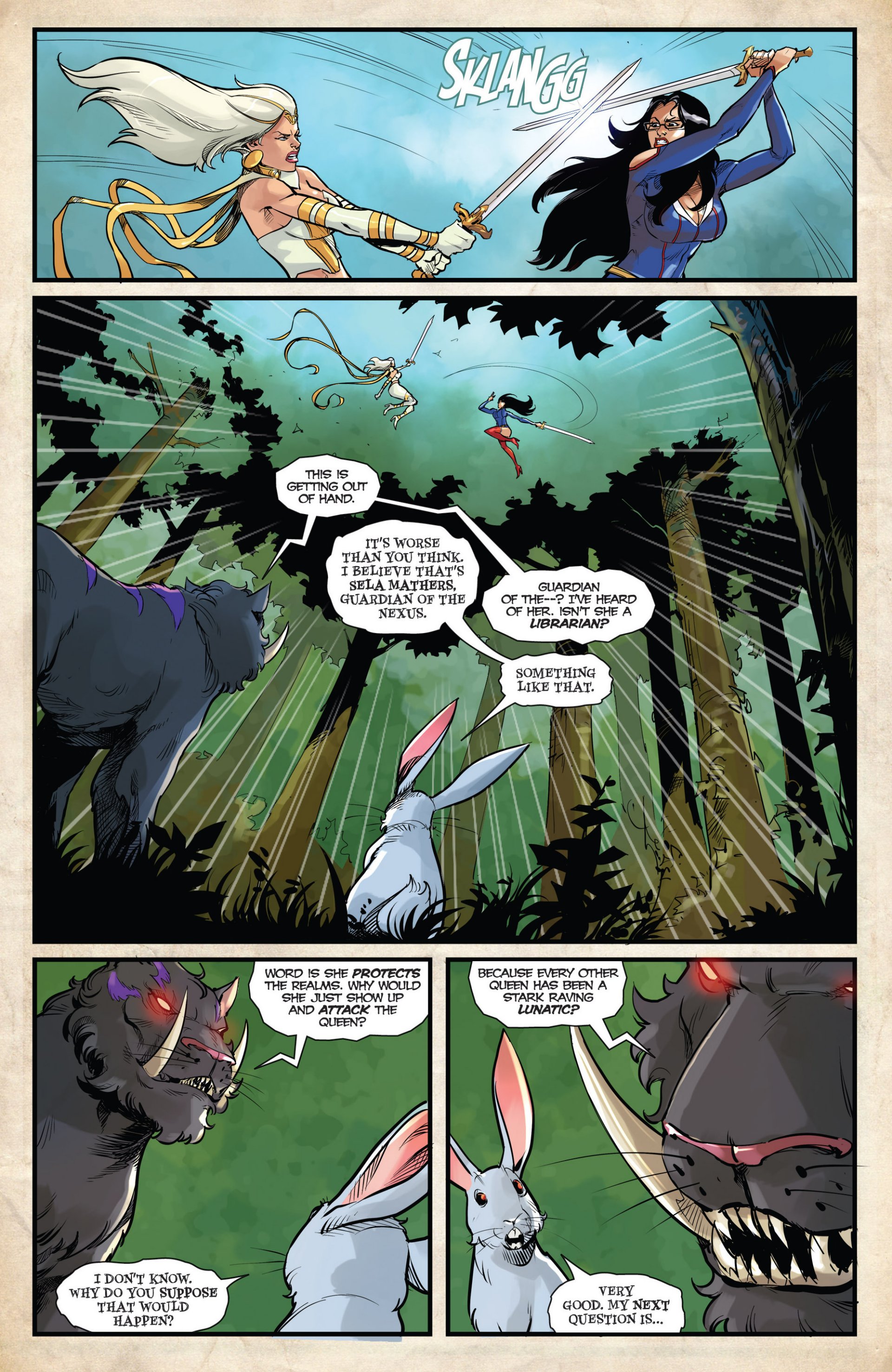 Read online Grimm Fairy Tales vs. Wonderland comic -  Issue #2 - 13