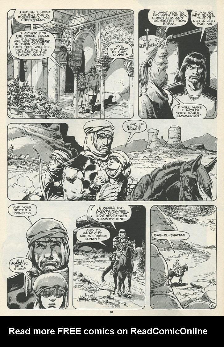 Read online The Savage Sword Of Conan comic -  Issue #165 - 12