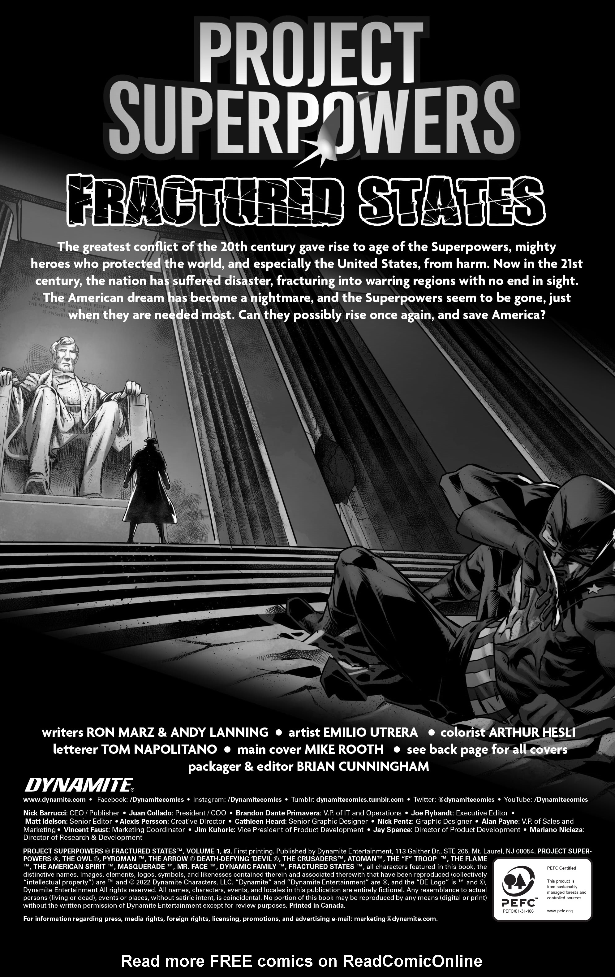 Read online Project Superpowers: Fractured States comic -  Issue #3 - 6