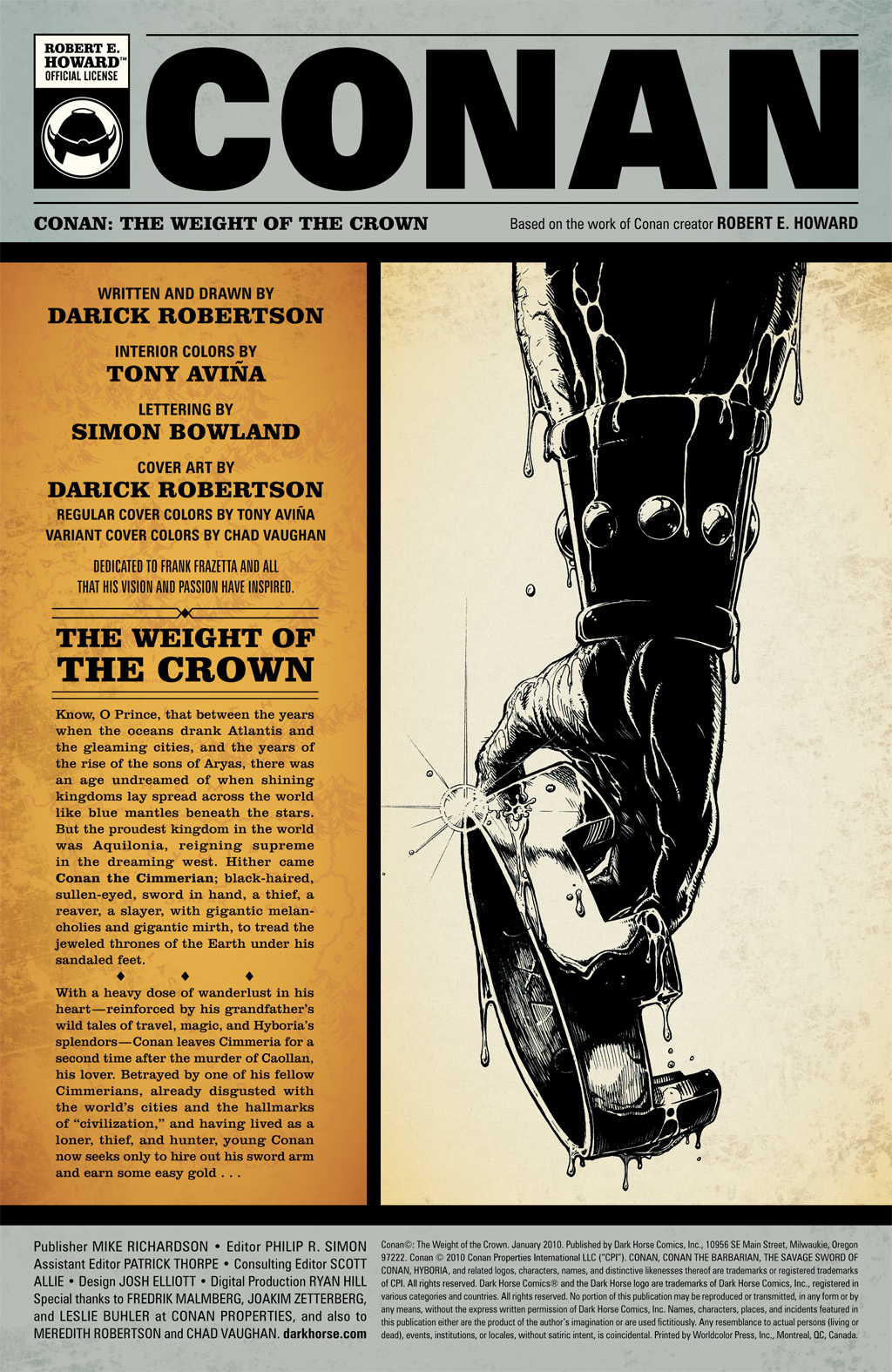 Read online Conan: The Weight of the Crown comic -  Issue # Full - 2