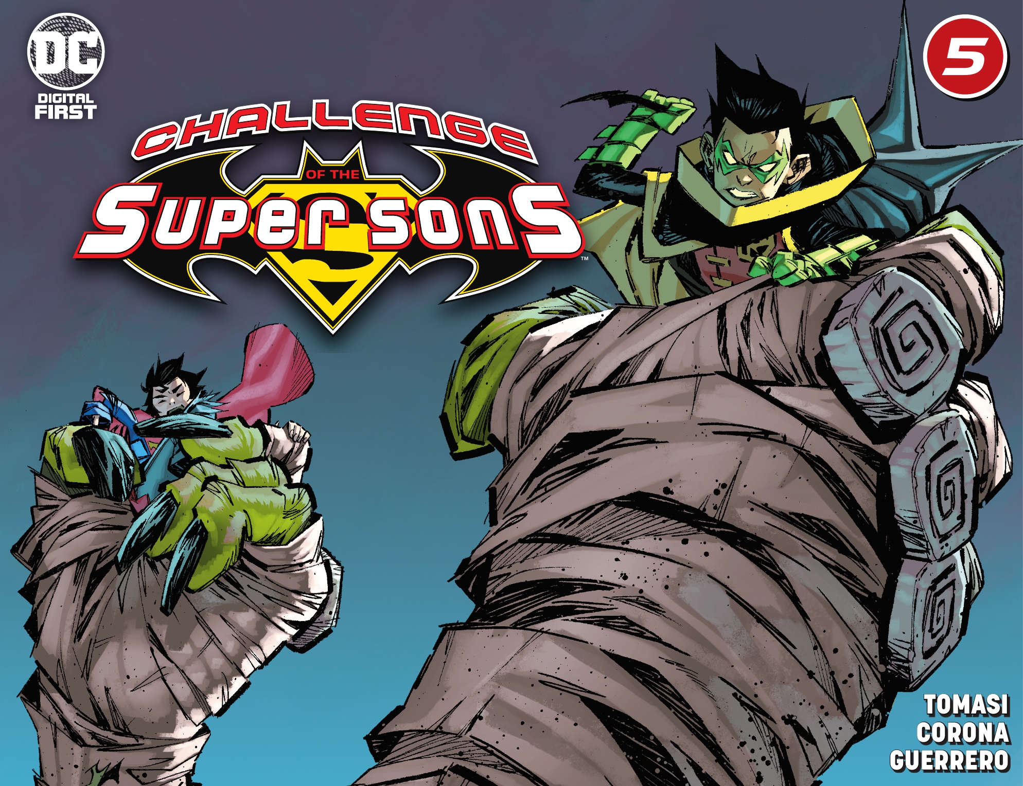 Read online Challenge of the Super Sons comic -  Issue #5 - 1
