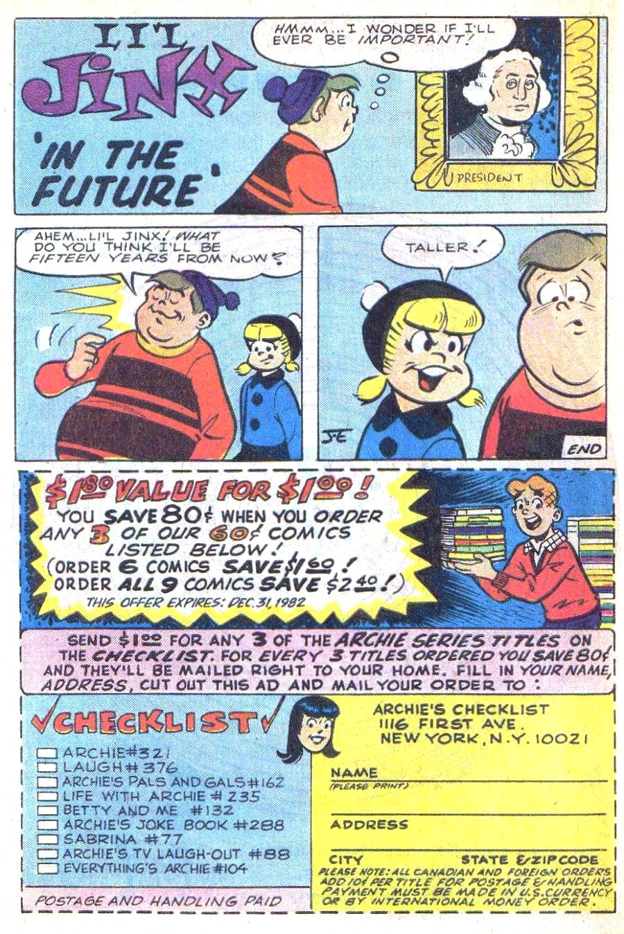Read online Jughead (1965) comic -  Issue #326 - 10