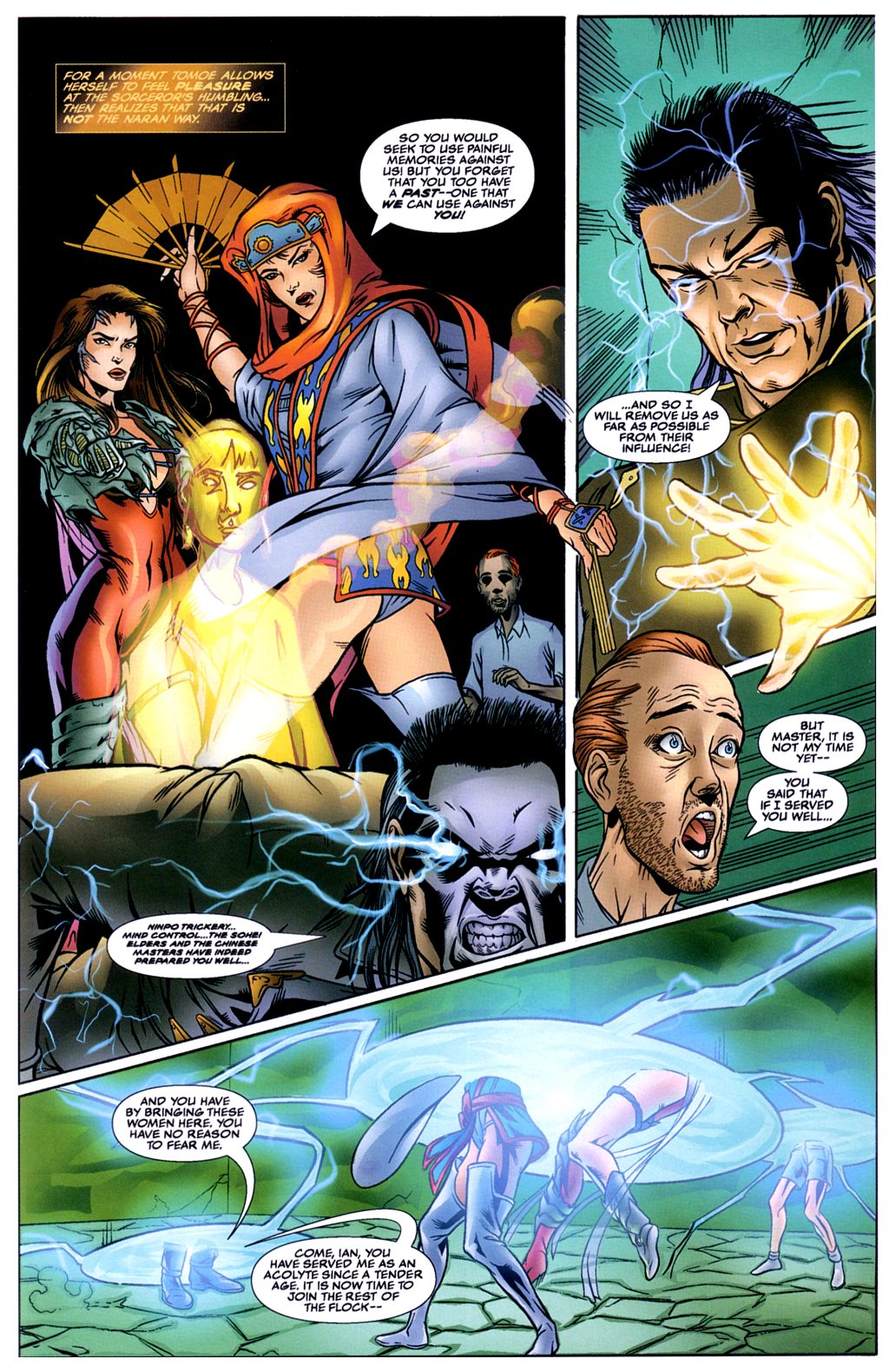 Read online Tomoe/Witchblade: Fire Sermon comic -  Issue # Full - 34