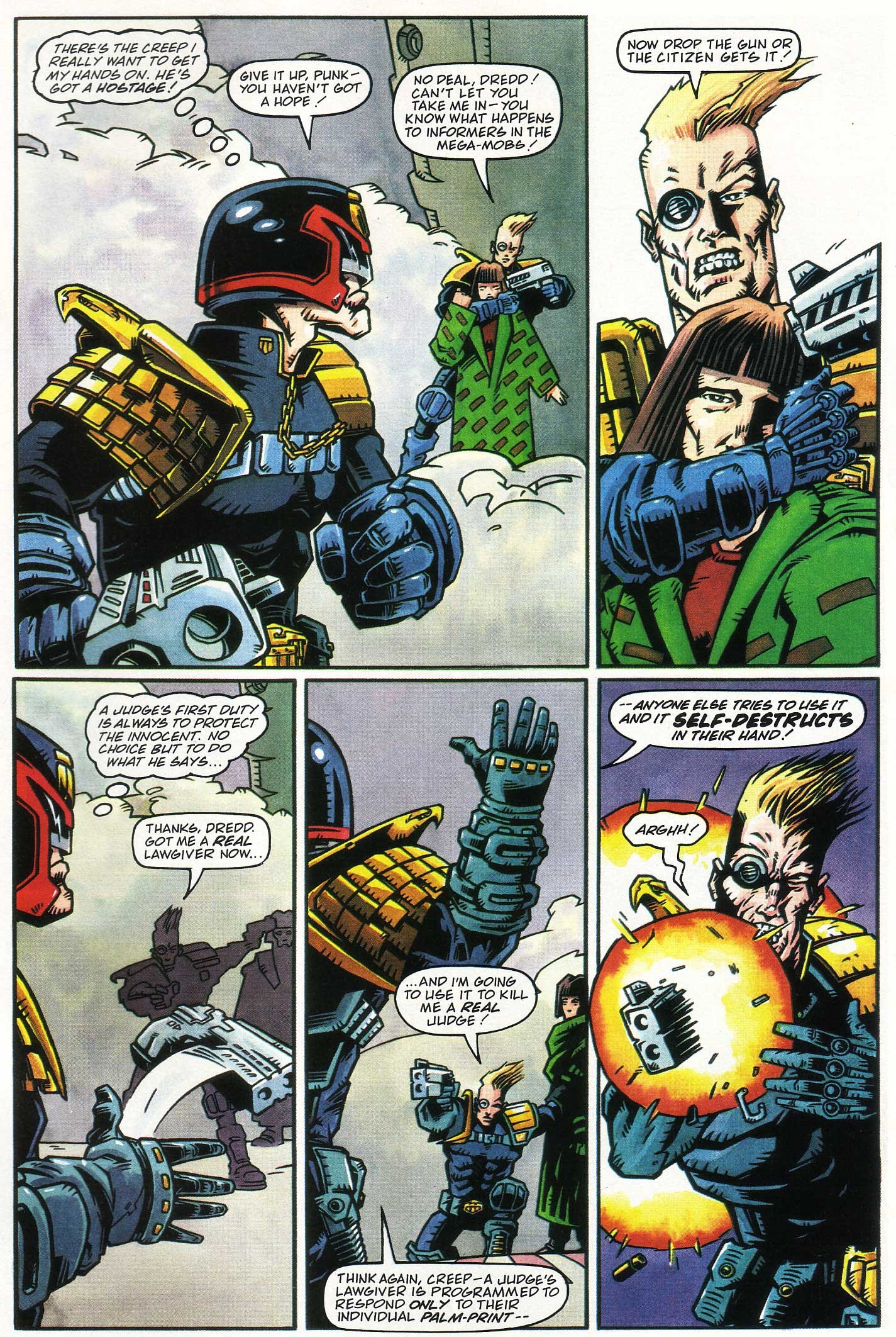Read online Judge Dredd Lawman of the Future comic -  Issue #12 - 31