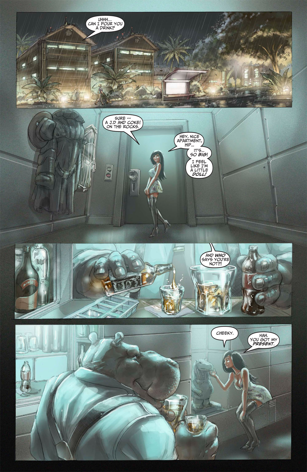 Read online Elephantmen comic -  Issue #30 - 12