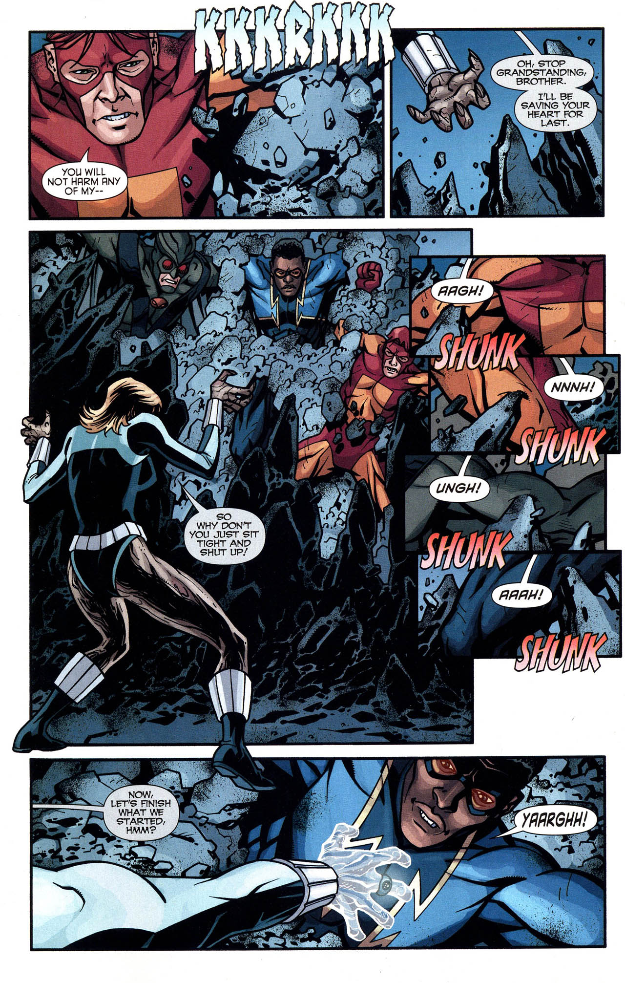 Read online The Outsiders (2009) comic -  Issue #25 - 16