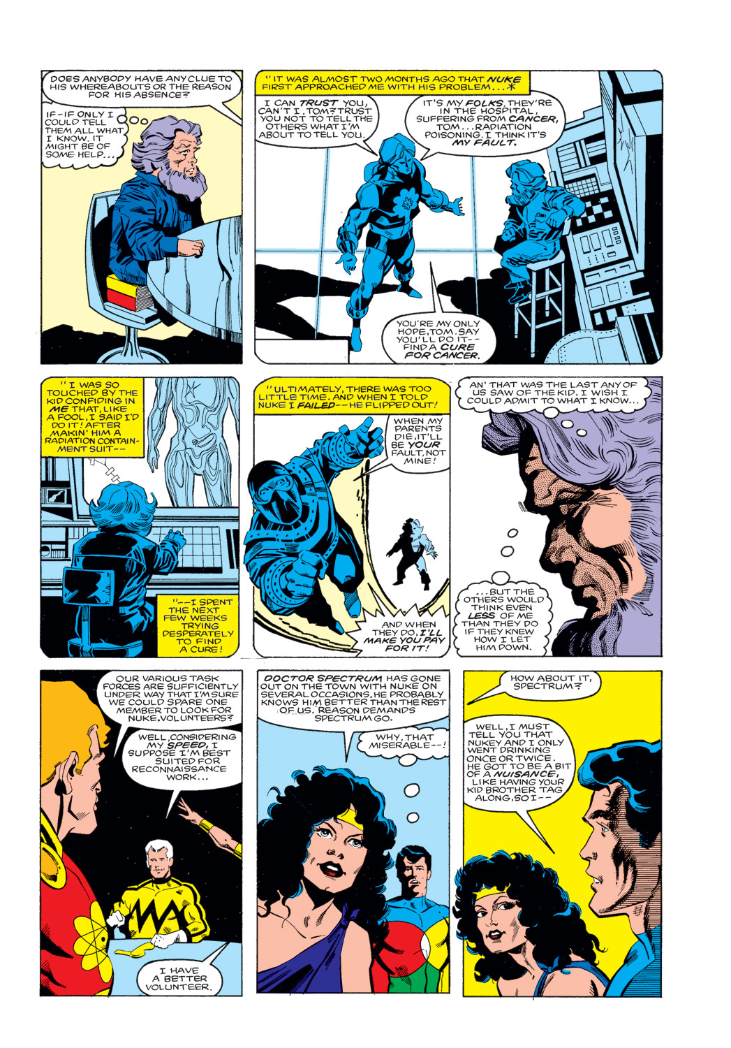 Read online Squadron Supreme (1985) comic -  Issue #3 - 8