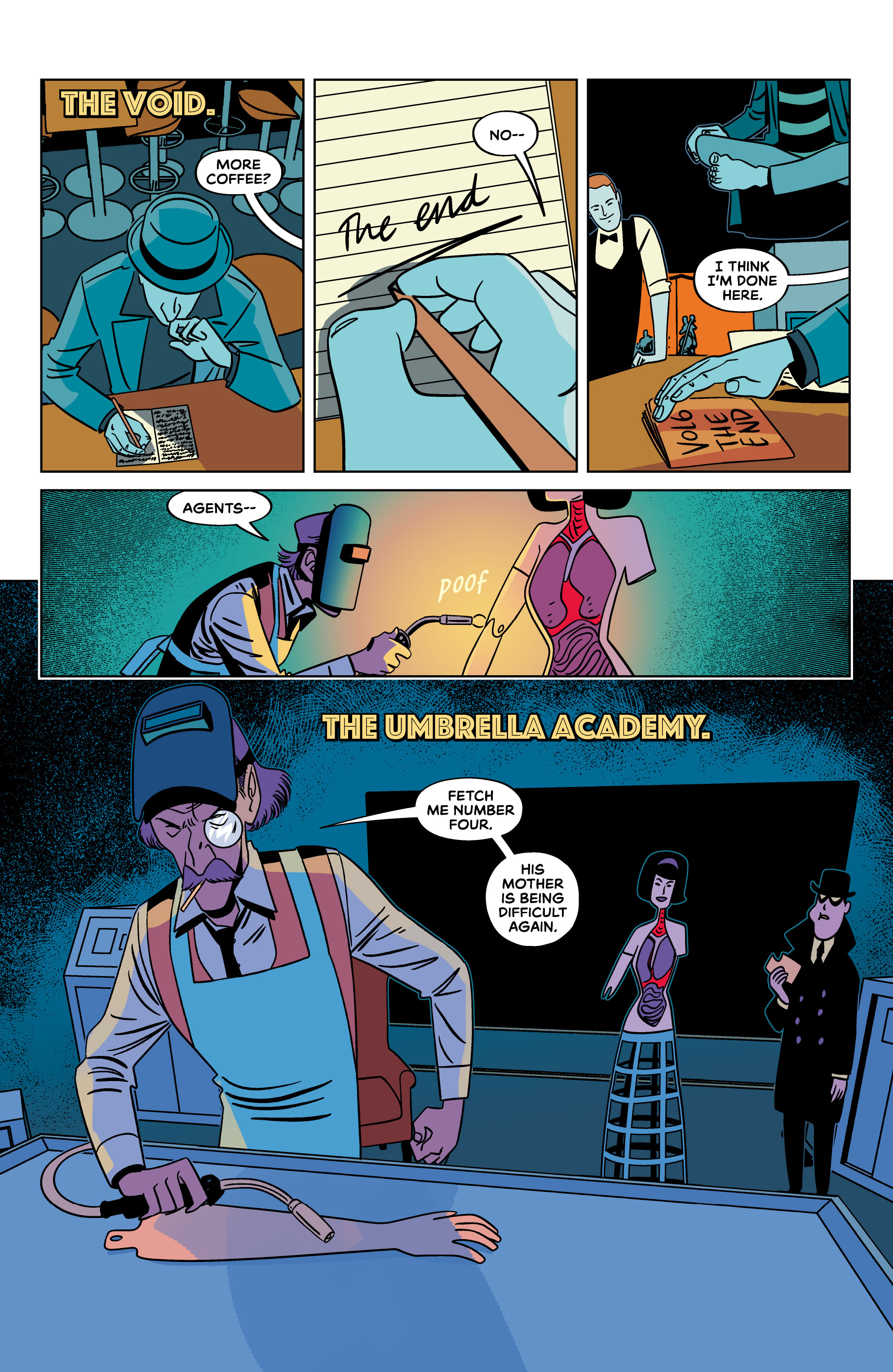Read online Tales from the Umbrella Academy: You Look Like Death comic -  Issue #5 - 6