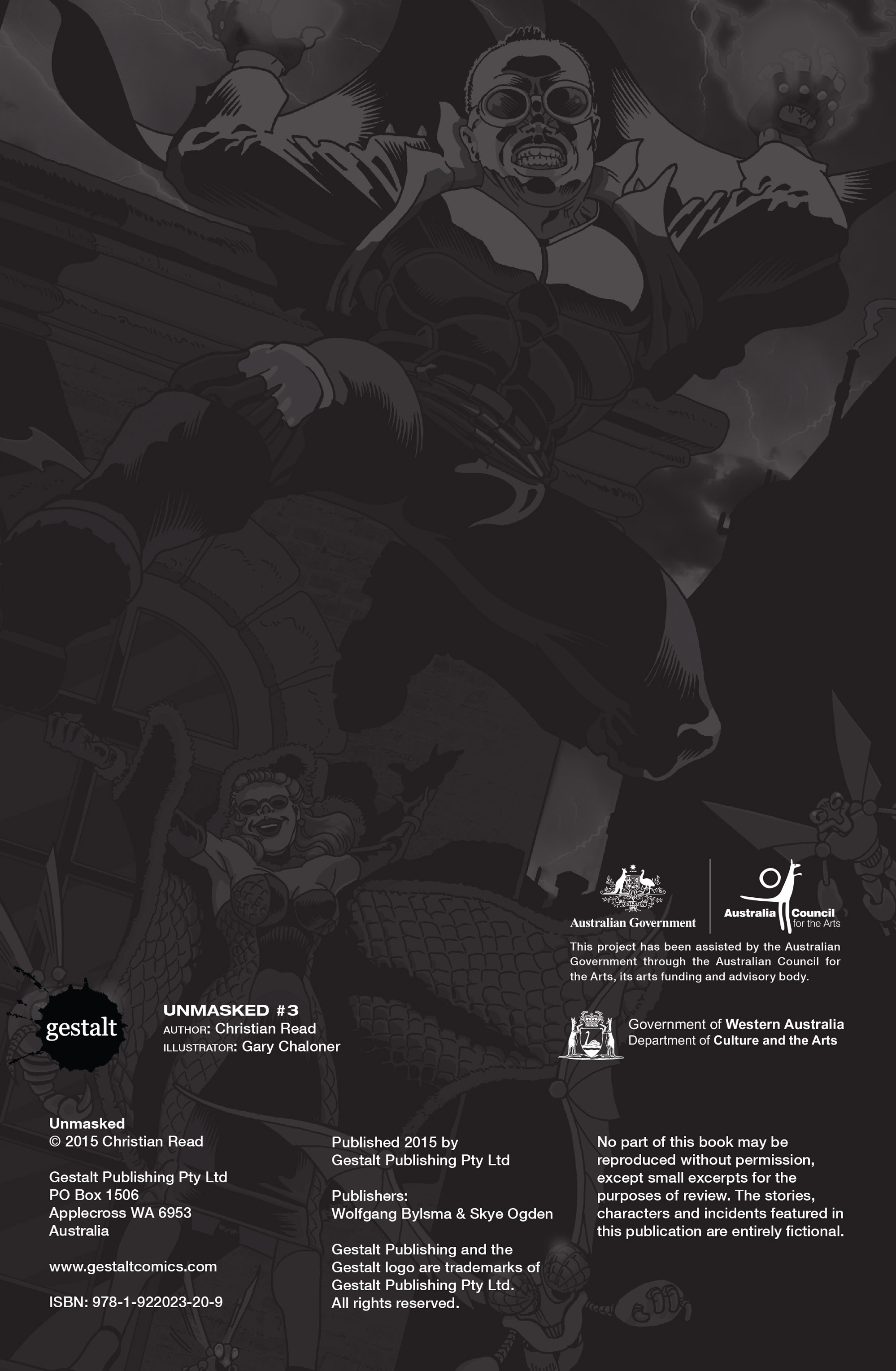 Read online Unmasked comic -  Issue #3 - 2