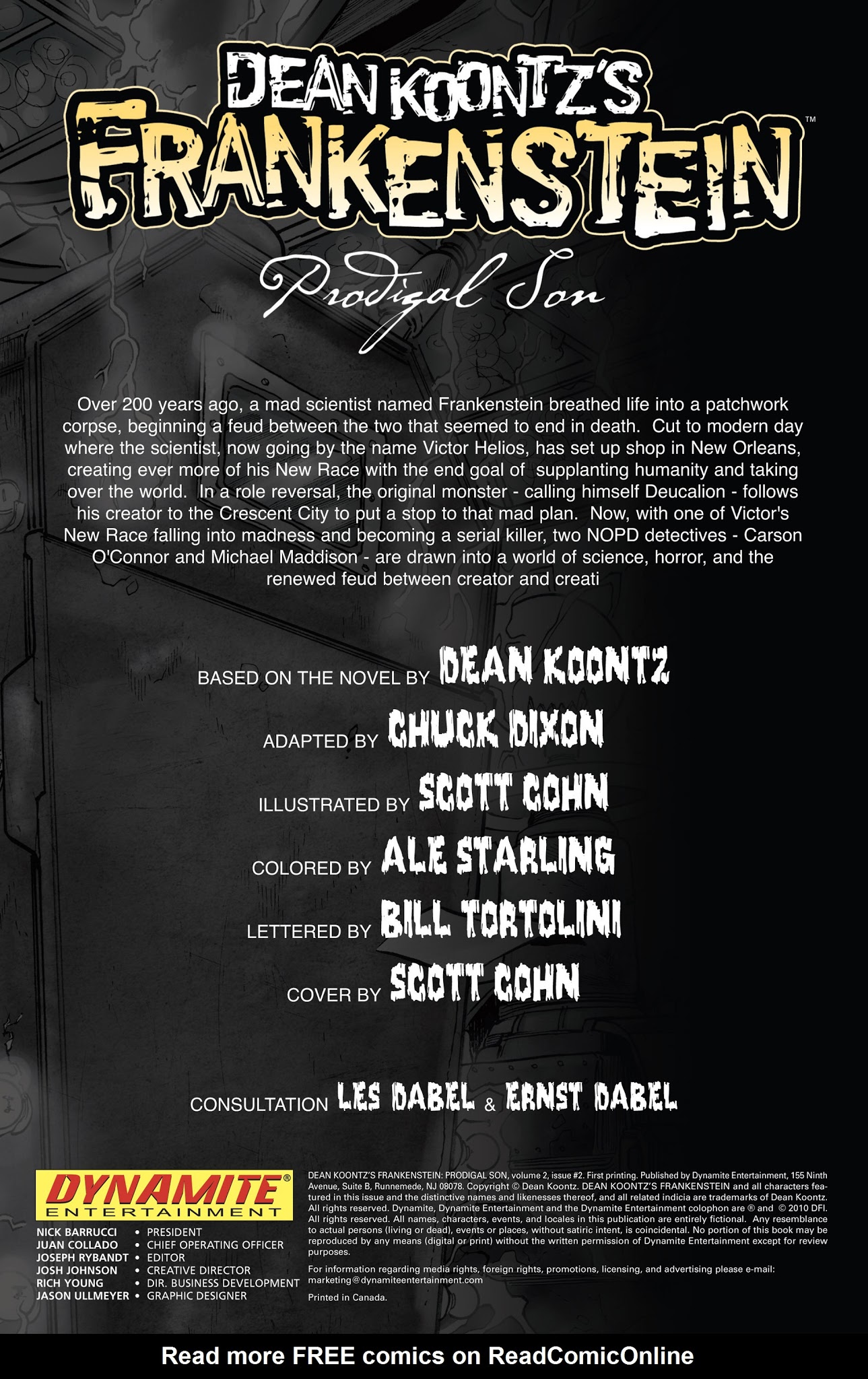 Read online Dean Koontz's Frankenstein: Prodigal Son (2010) comic -  Issue #2 - 2