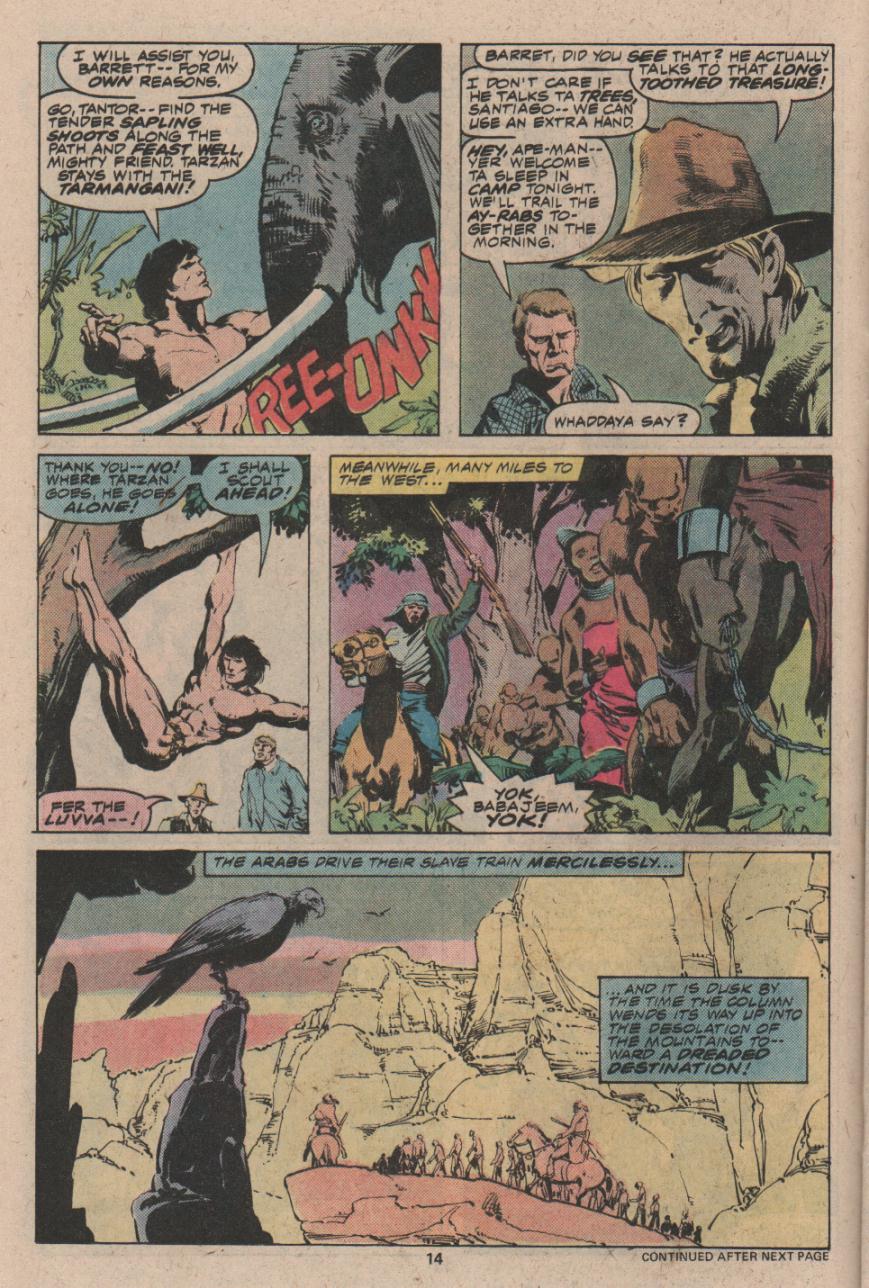 Read online Tarzan (1977) comic -  Issue #15 - 11