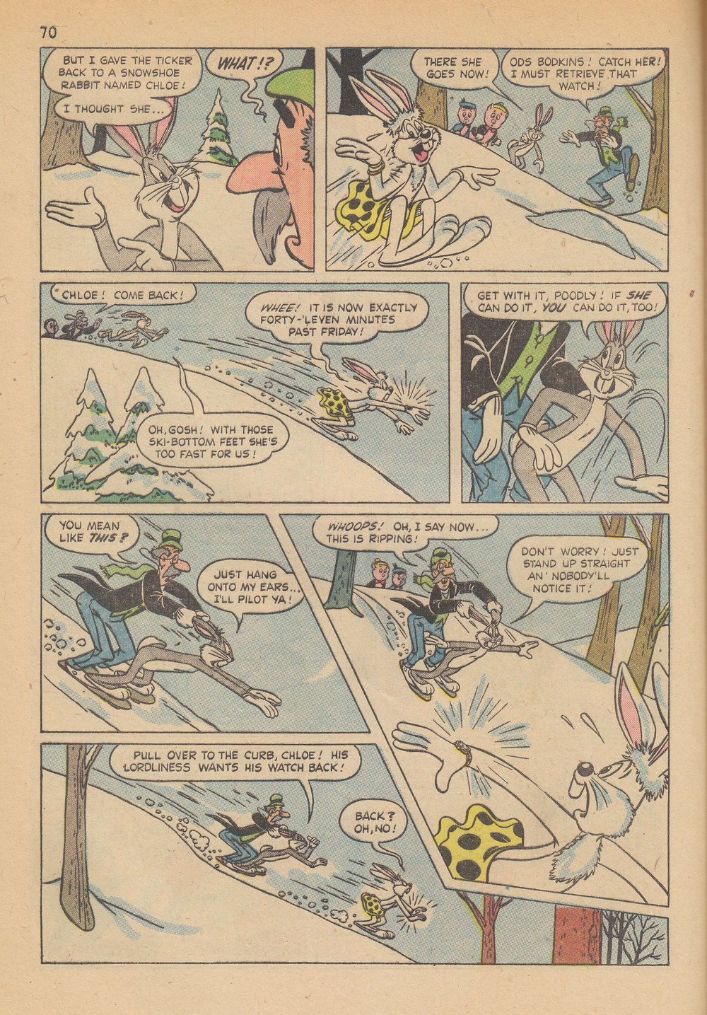 Read online Bugs Bunny's Christmas Funnies comic -  Issue # TPB 6 - 72
