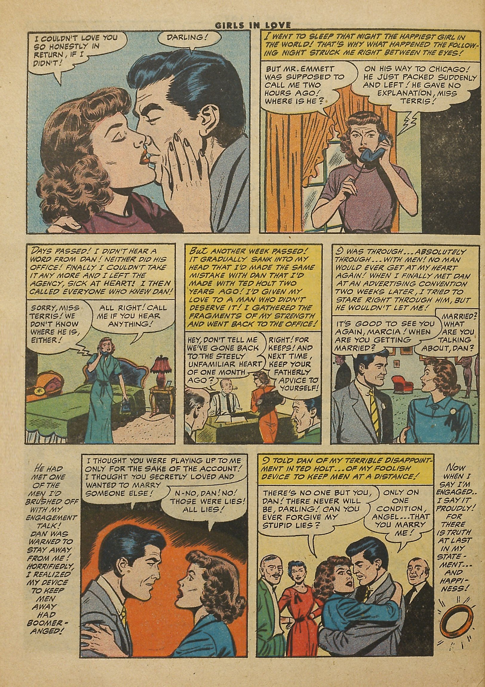 Read online Girls in Love (1955) comic -  Issue #55 - 32