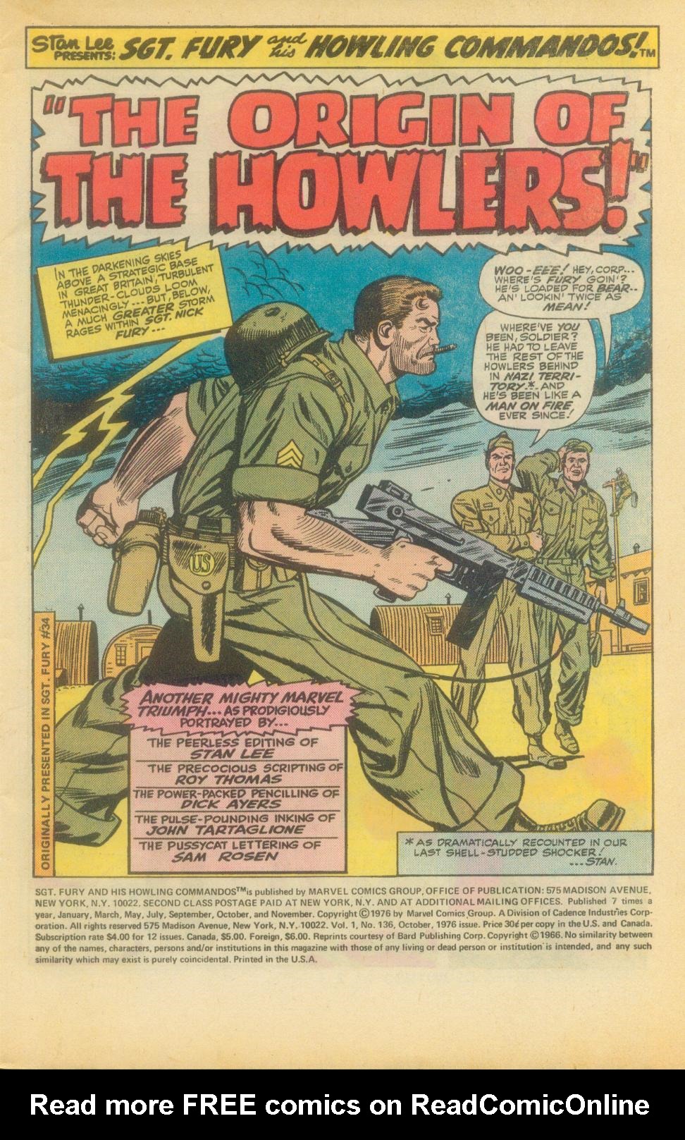 Read online Sgt. Fury comic -  Issue #136 - 3