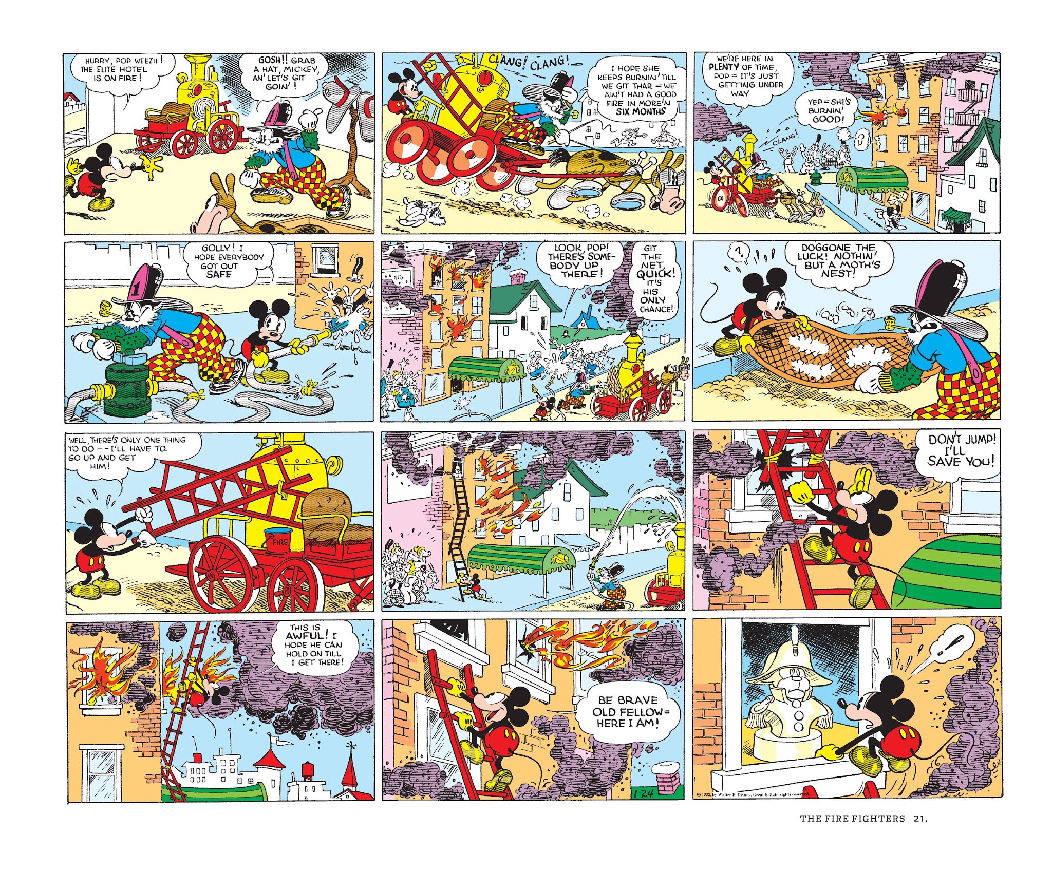 Read online Walt Disney's Mickey Mouse Color Sundays comic -  Issue # TPB 1 (Part 1) - 21