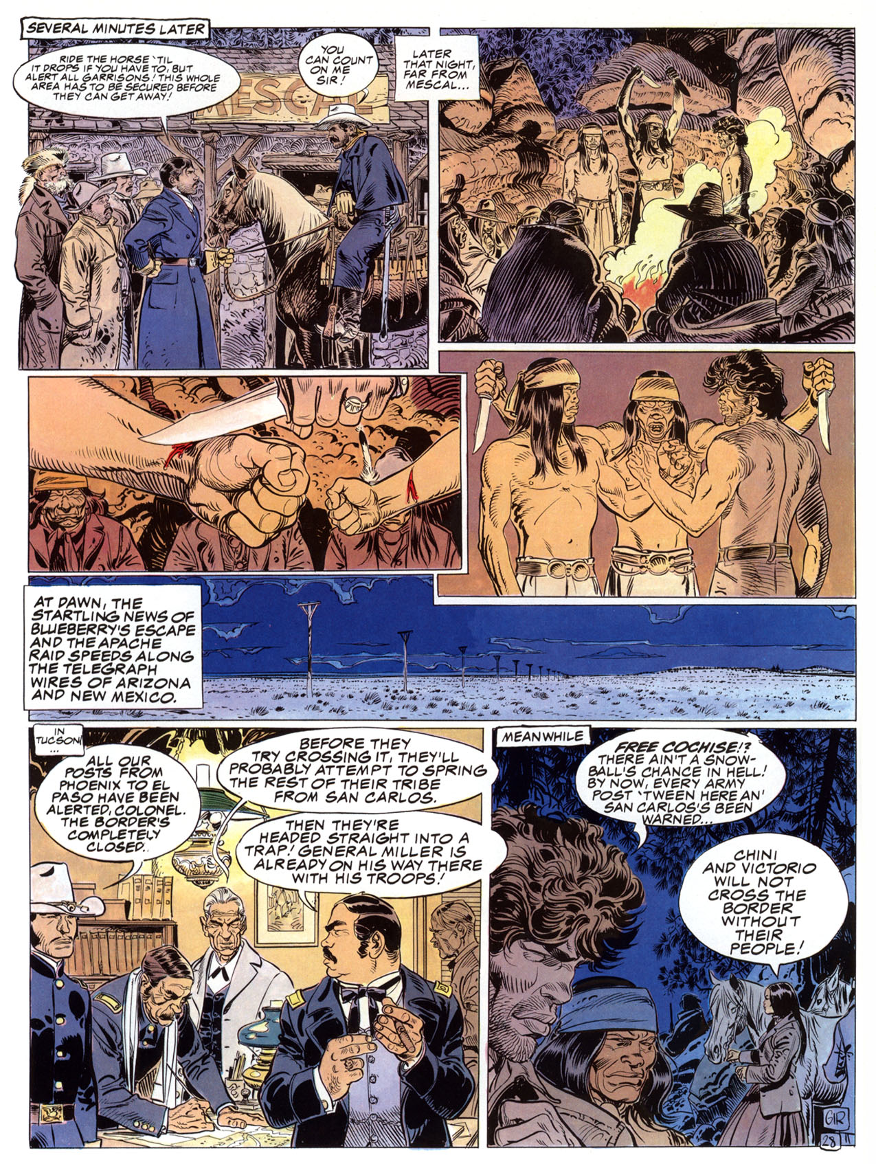 Read online Epic Graphic Novel: Blueberry comic -  Issue #4 - 34