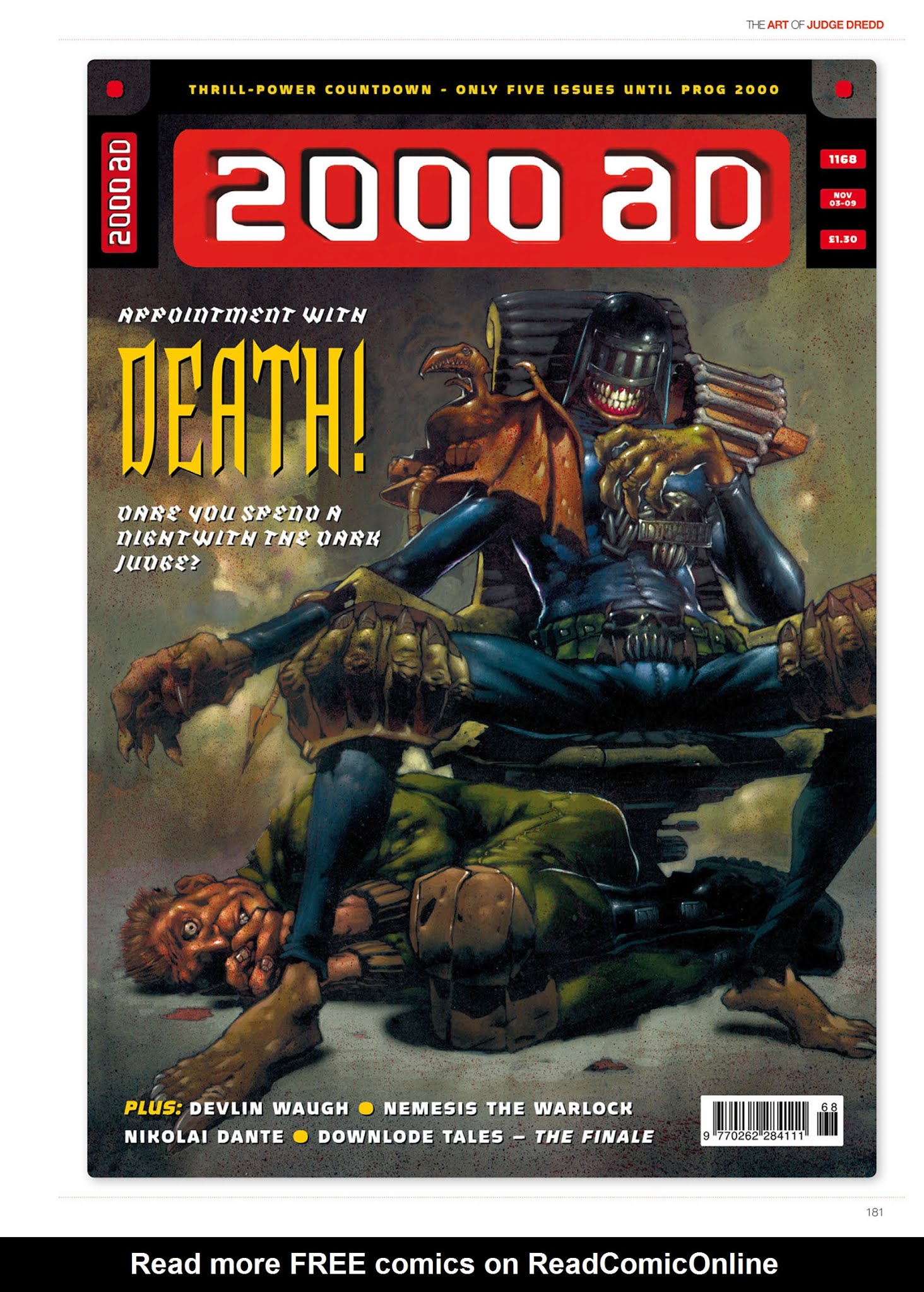 Read online The Art of Judge Dredd: Featuring 35 Years of Zarjaz Covers comic -  Issue # TPB (Part 3) - 2