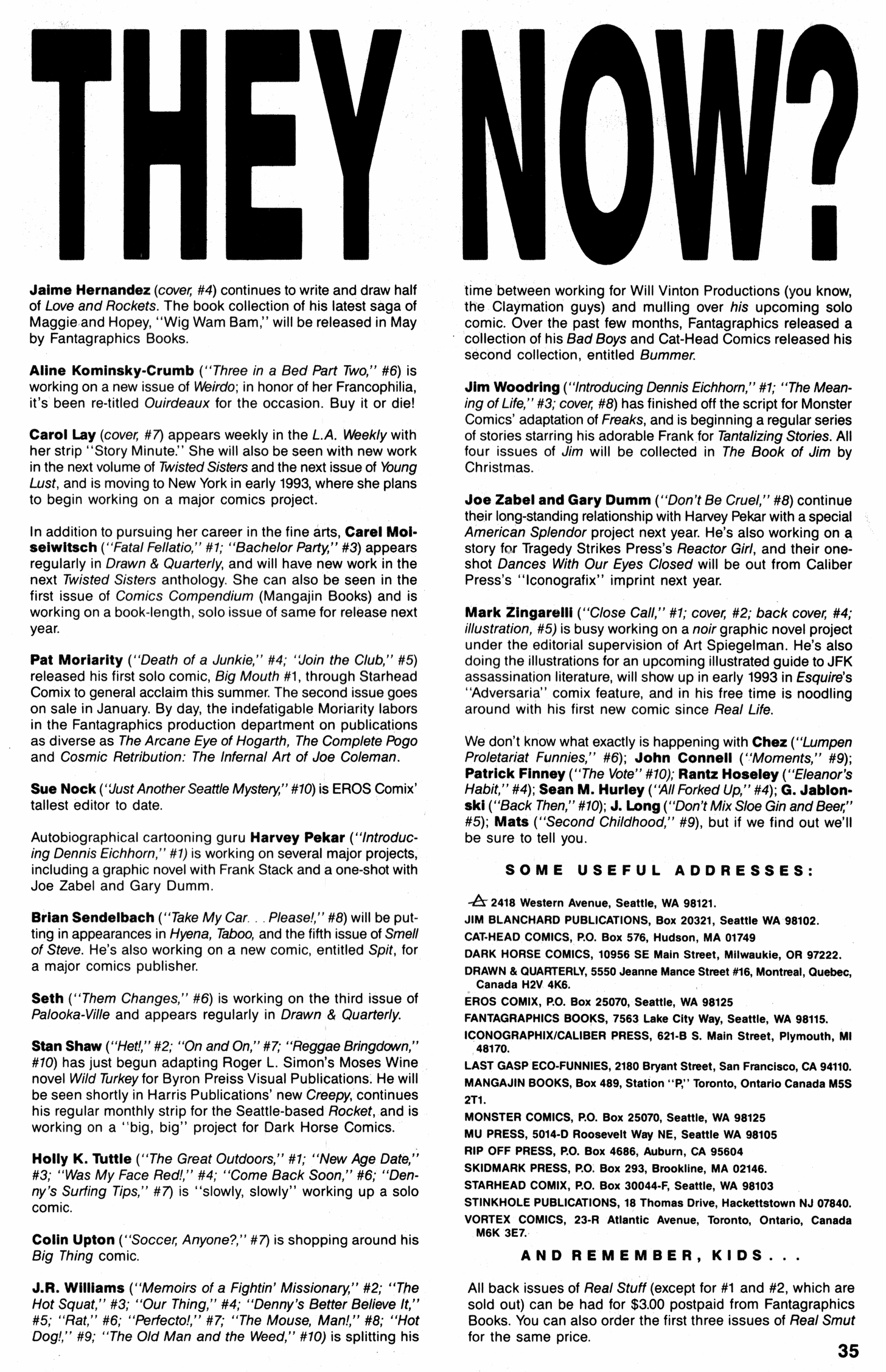 Read online Real Stuff comic -  Issue #10 - 37