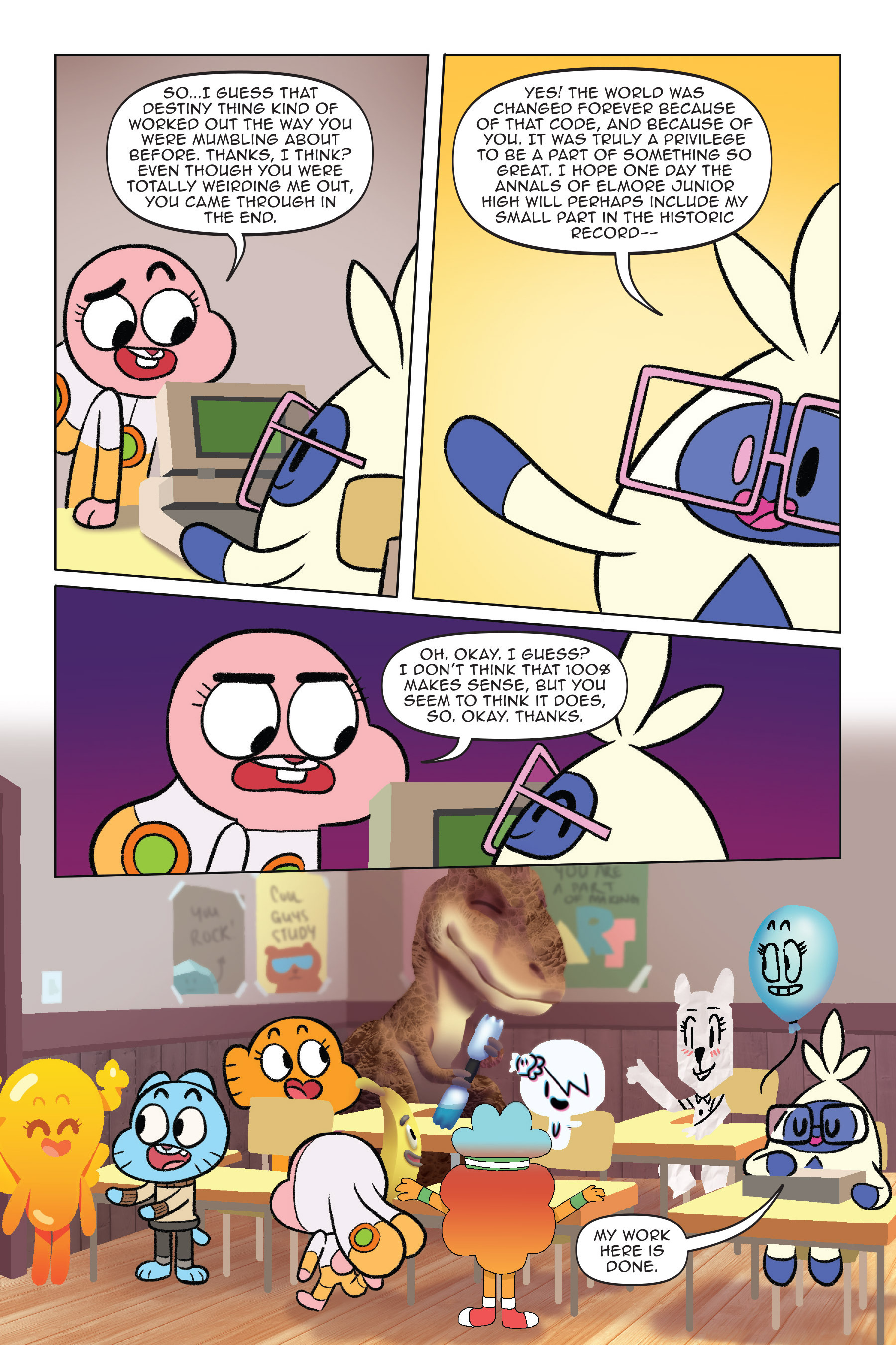 Read online The Amazing World of Gumball: Cheat Code comic -  Issue # Full - 118