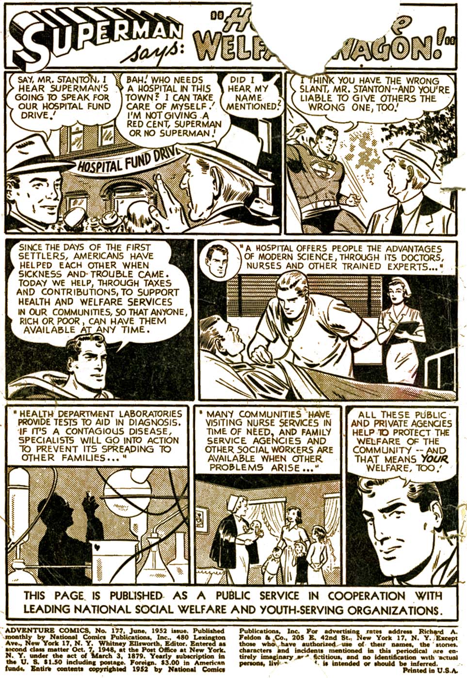 Read online Adventure Comics (1938) comic -  Issue #177 - 2