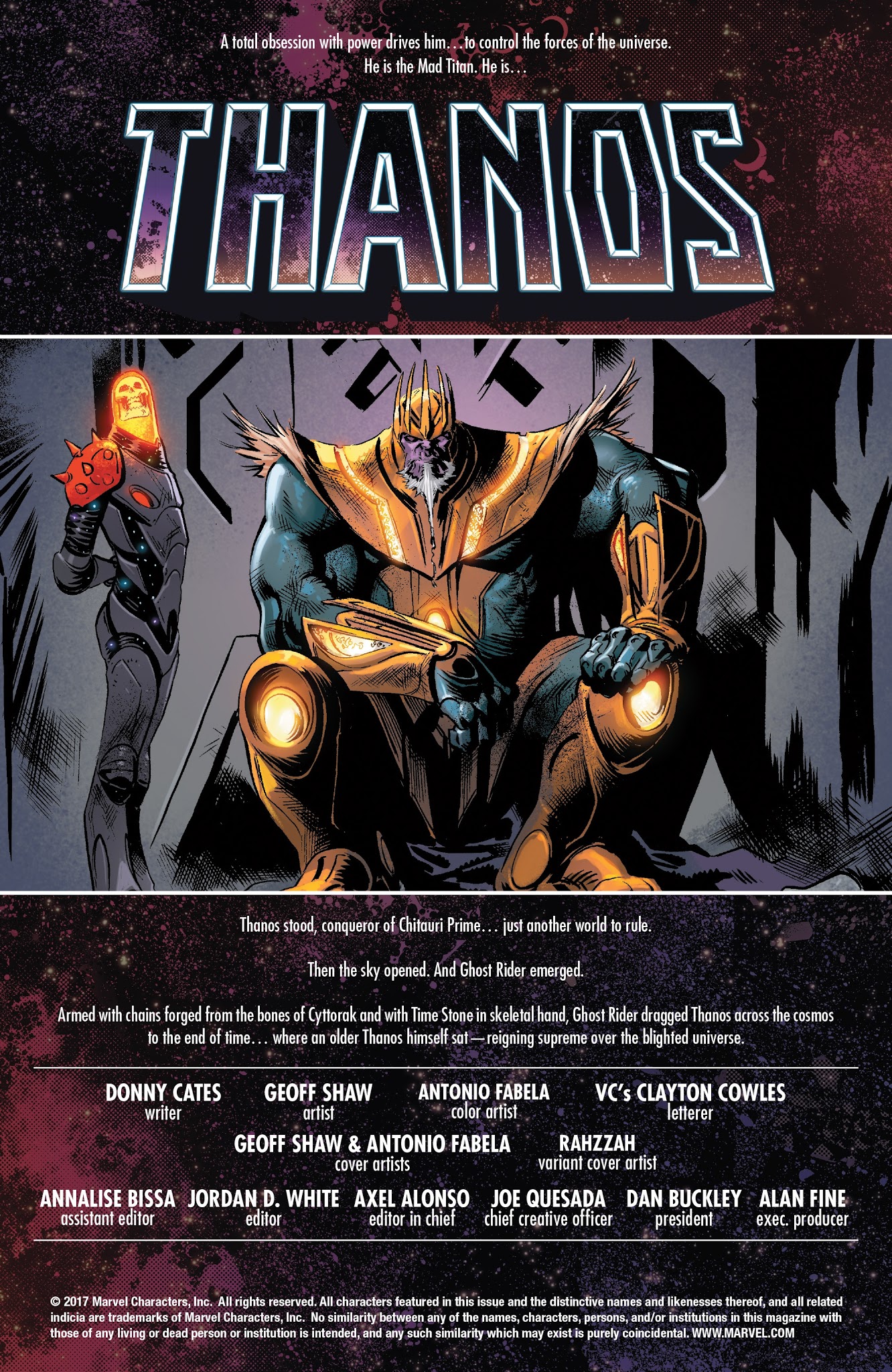 Read online Thanos (2016) comic -  Issue #14 - 2