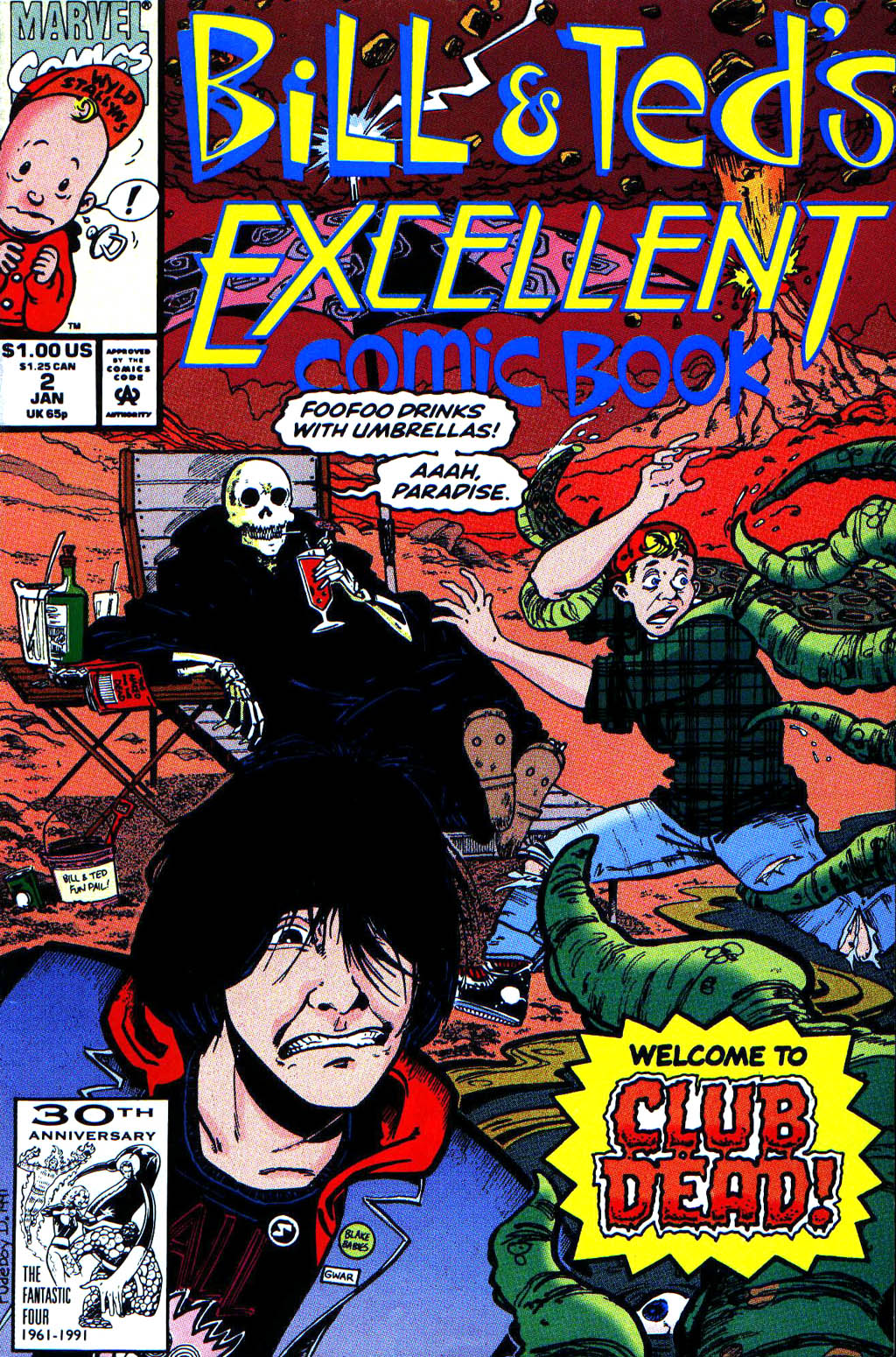 Read online Bill & Ted's Excellent Comic Book comic -  Issue #2 - 1