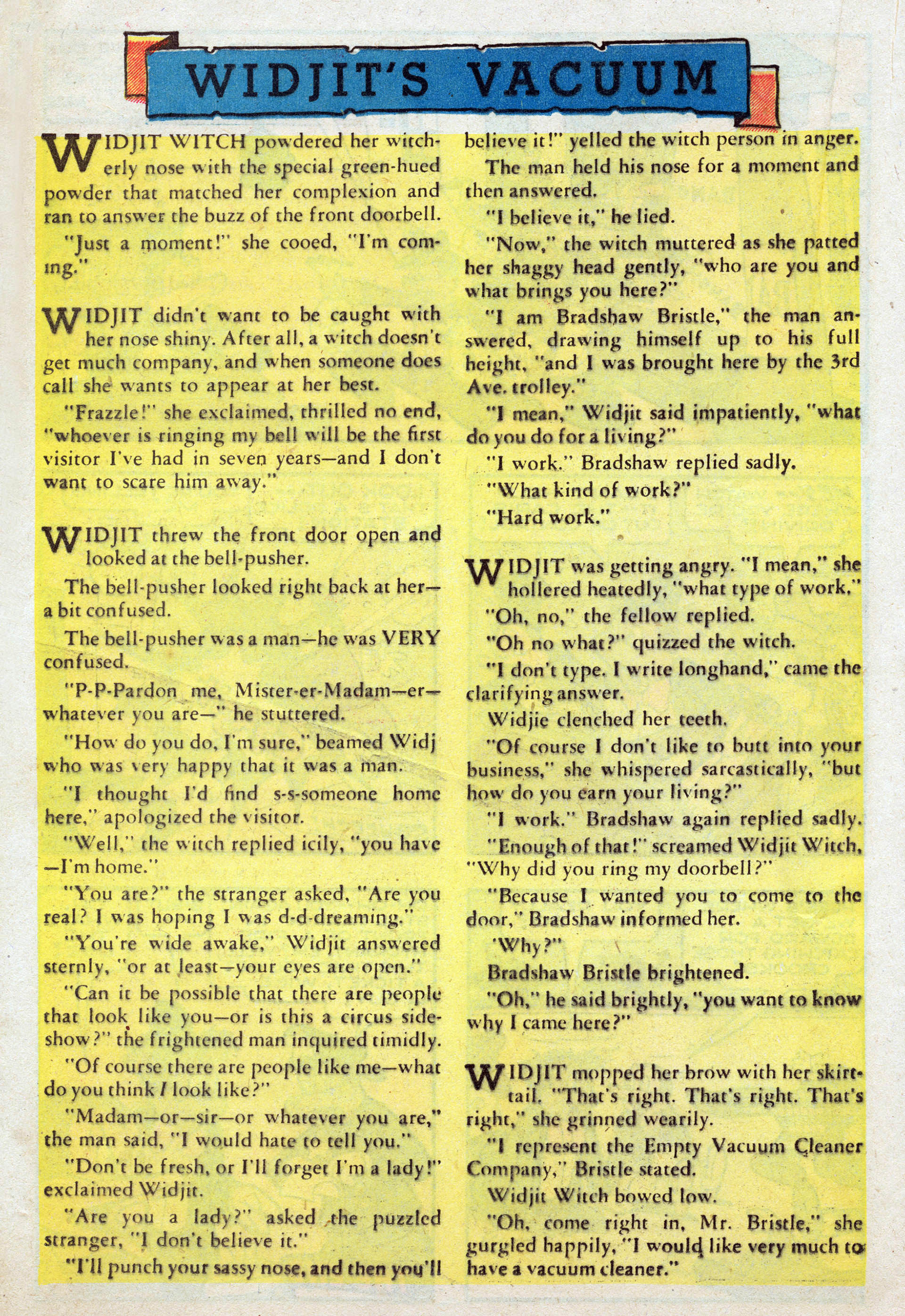 Read online Comedy Comics (1942) comic -  Issue #25 - 32
