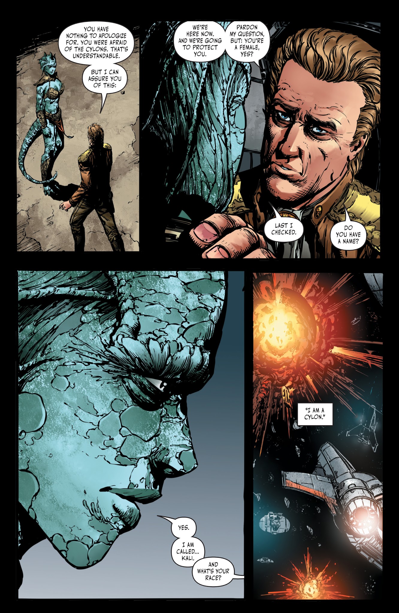 Read online Battlestar Galactica BSG vs. BSG comic -  Issue #1 - 16