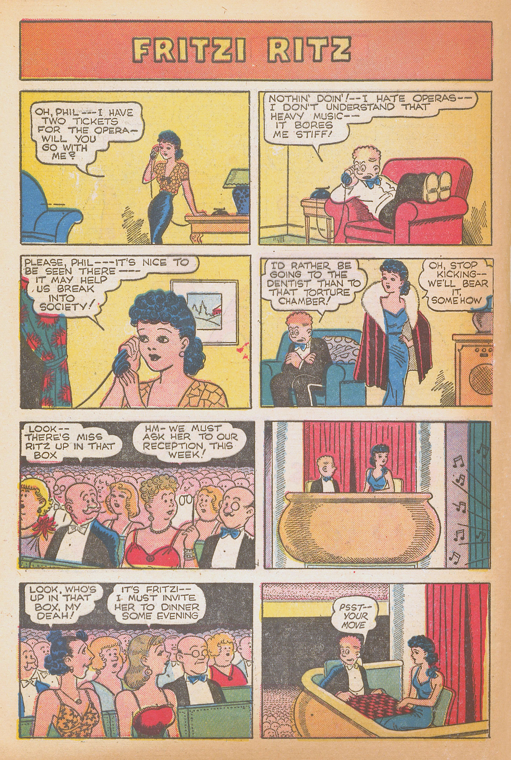 Read online Fritzi Ritz (1953) comic -  Issue #43 - 34